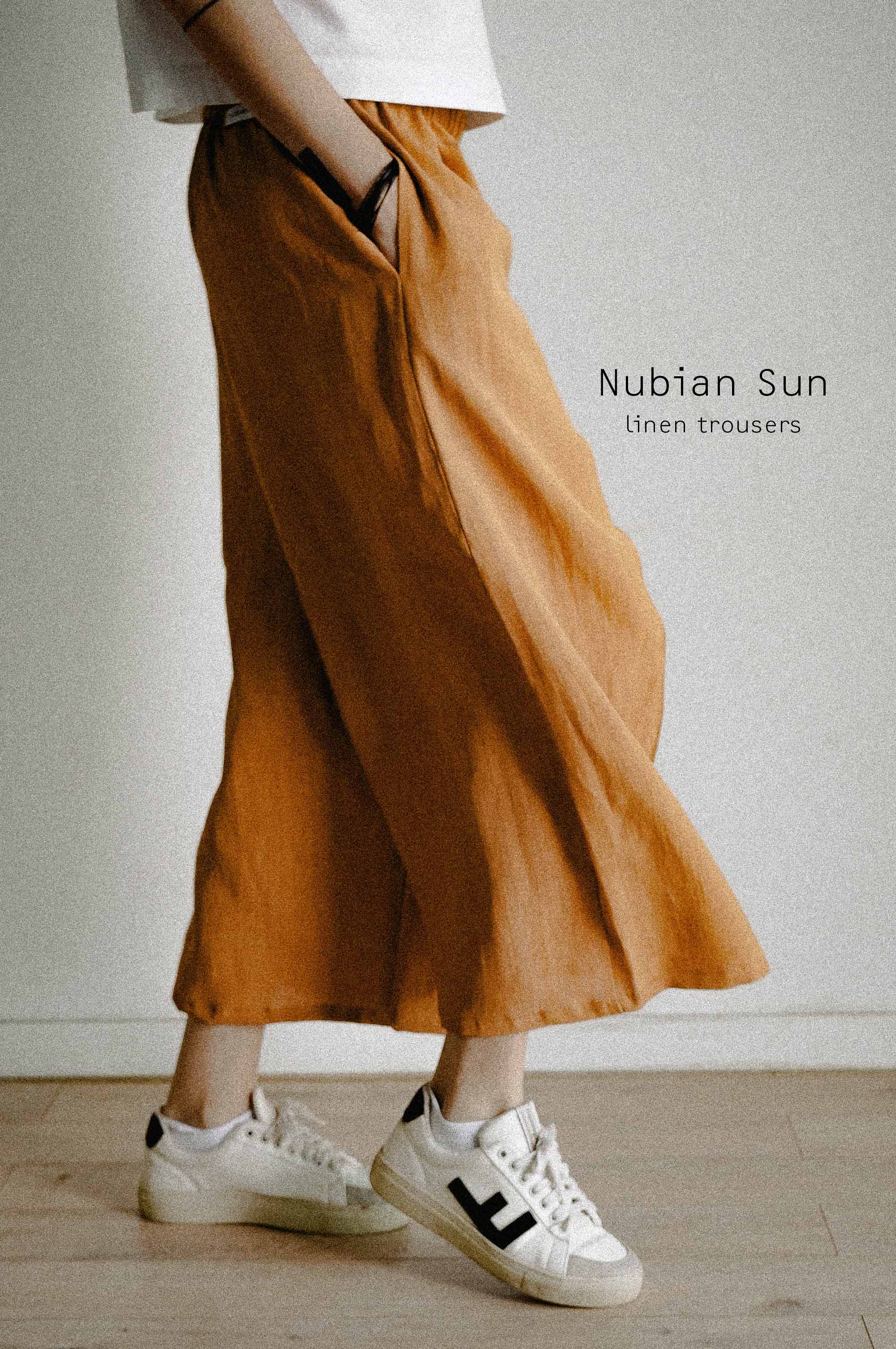 Nubian Sun Linen Trousers