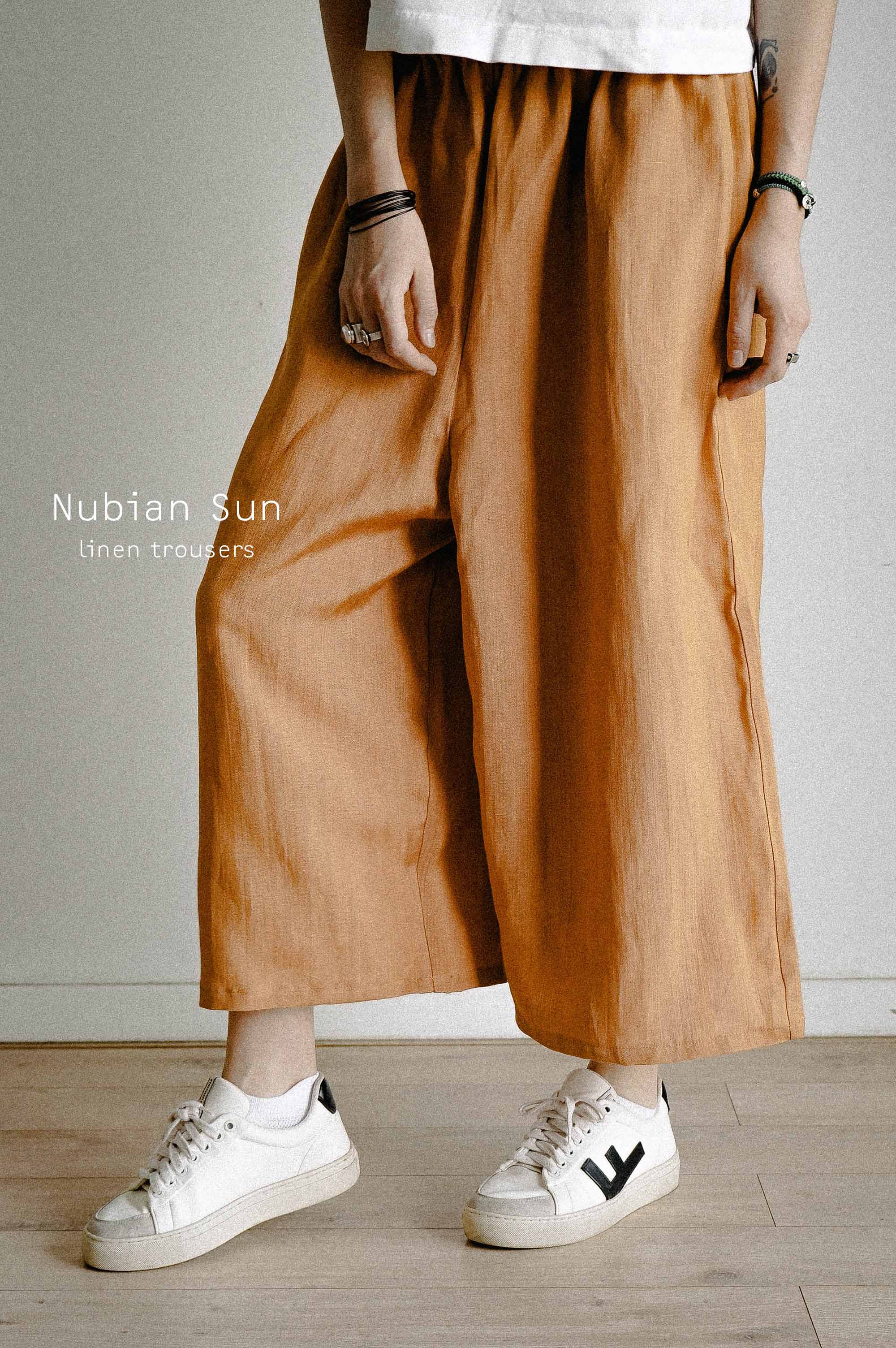 Nubian Sun Linen Trousers