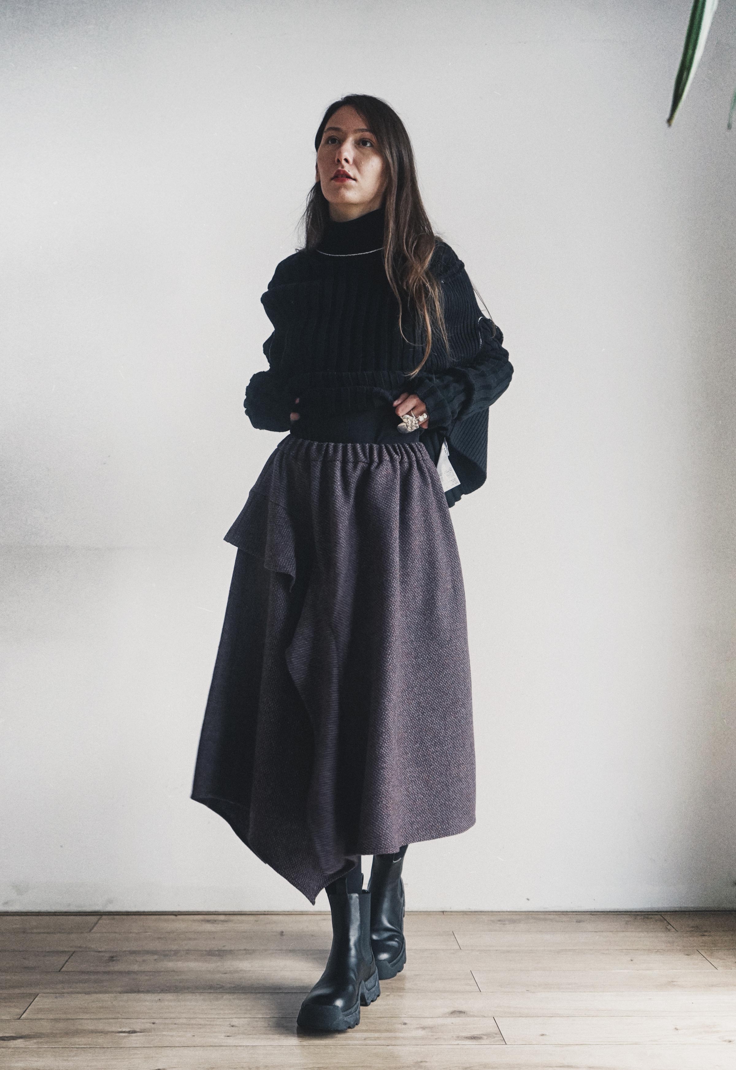 WOOL SKIRT