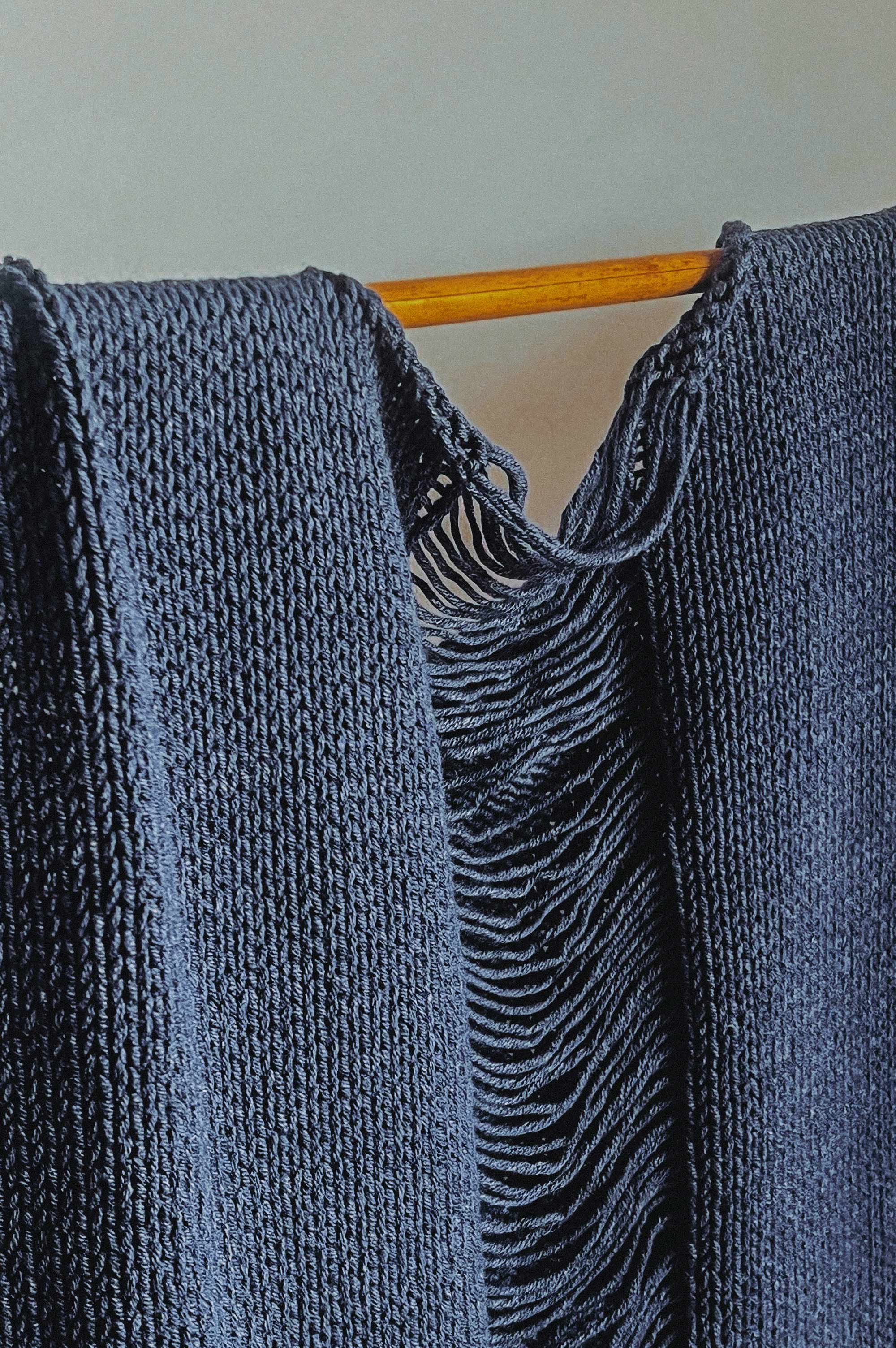 Tom's Dinner Distressed Top