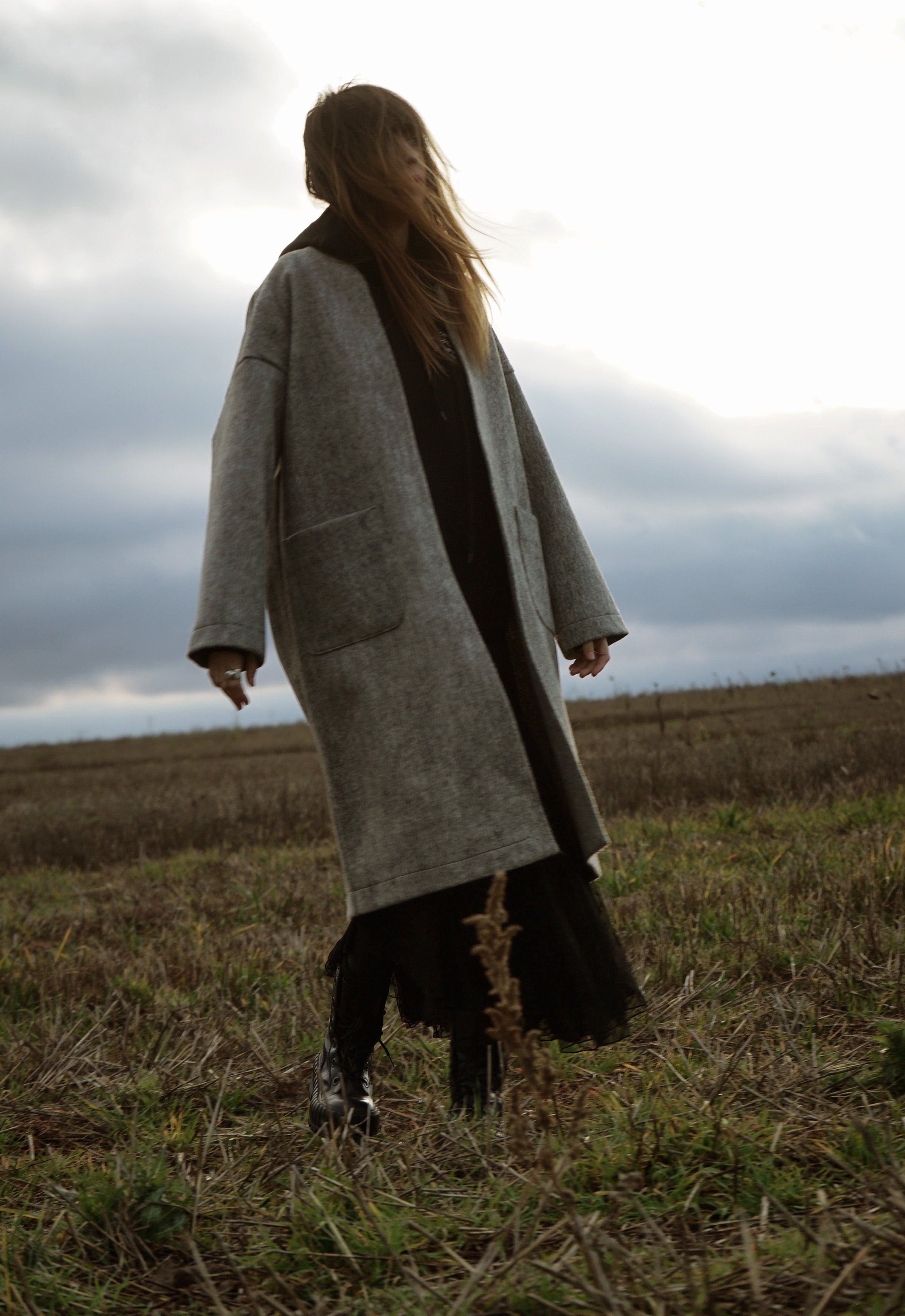 Meadow Hush Wool Coat