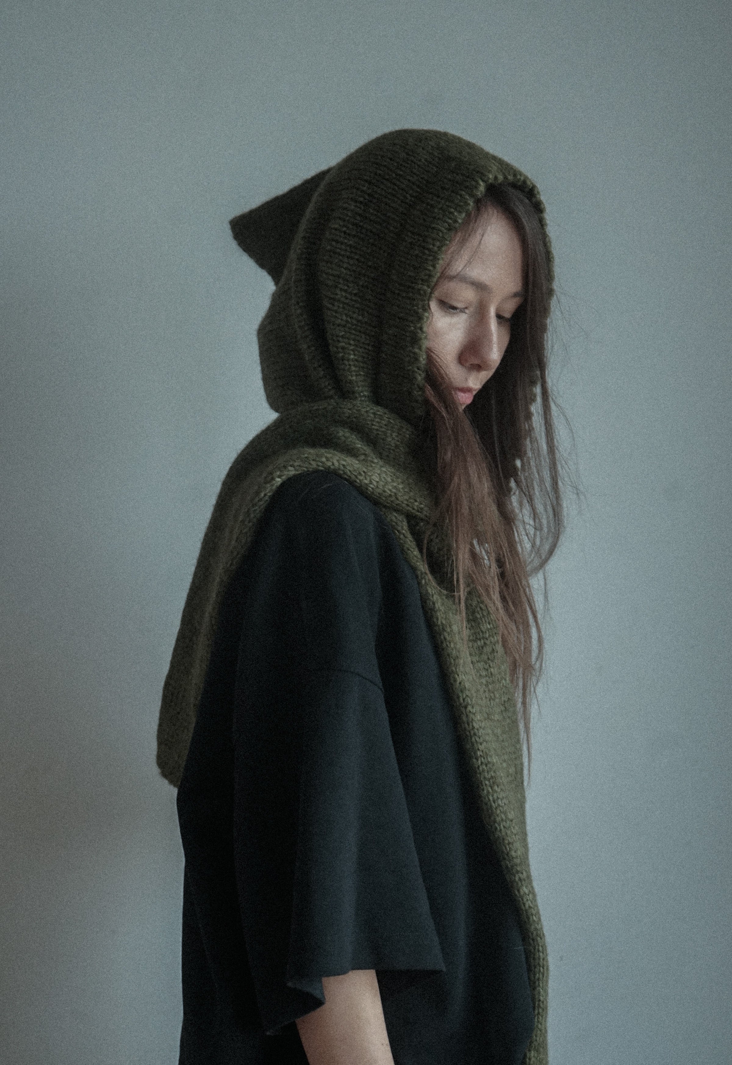 INTO THE WILD ALPCA WOOL BONNET SCARF