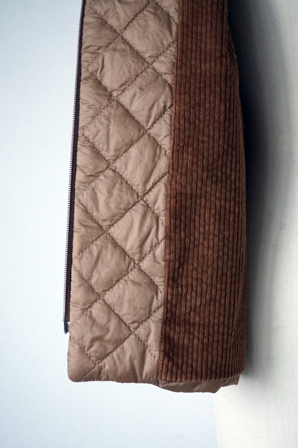 Quilted Brown Vest