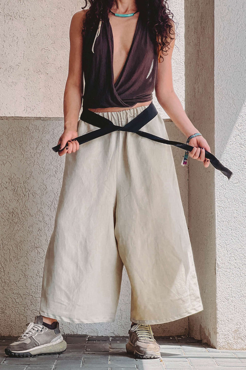 White Room Linen Trousers