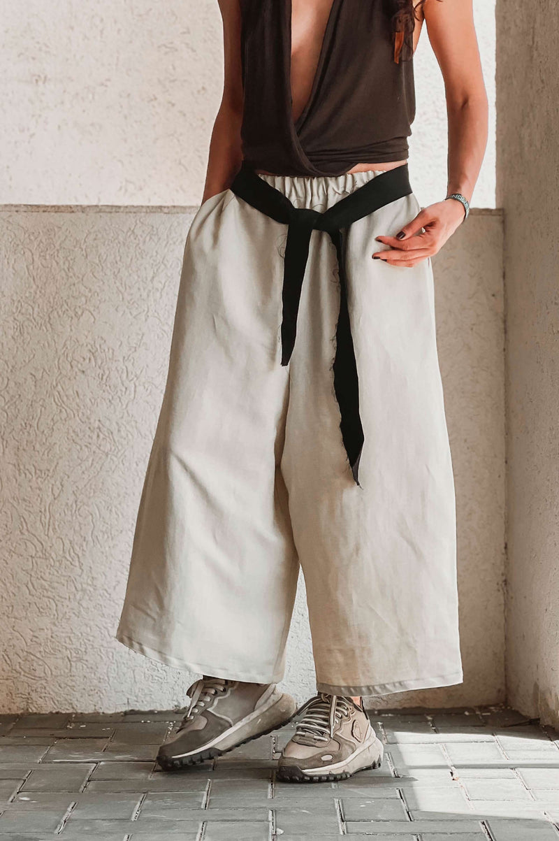 White Room Linen Trousers