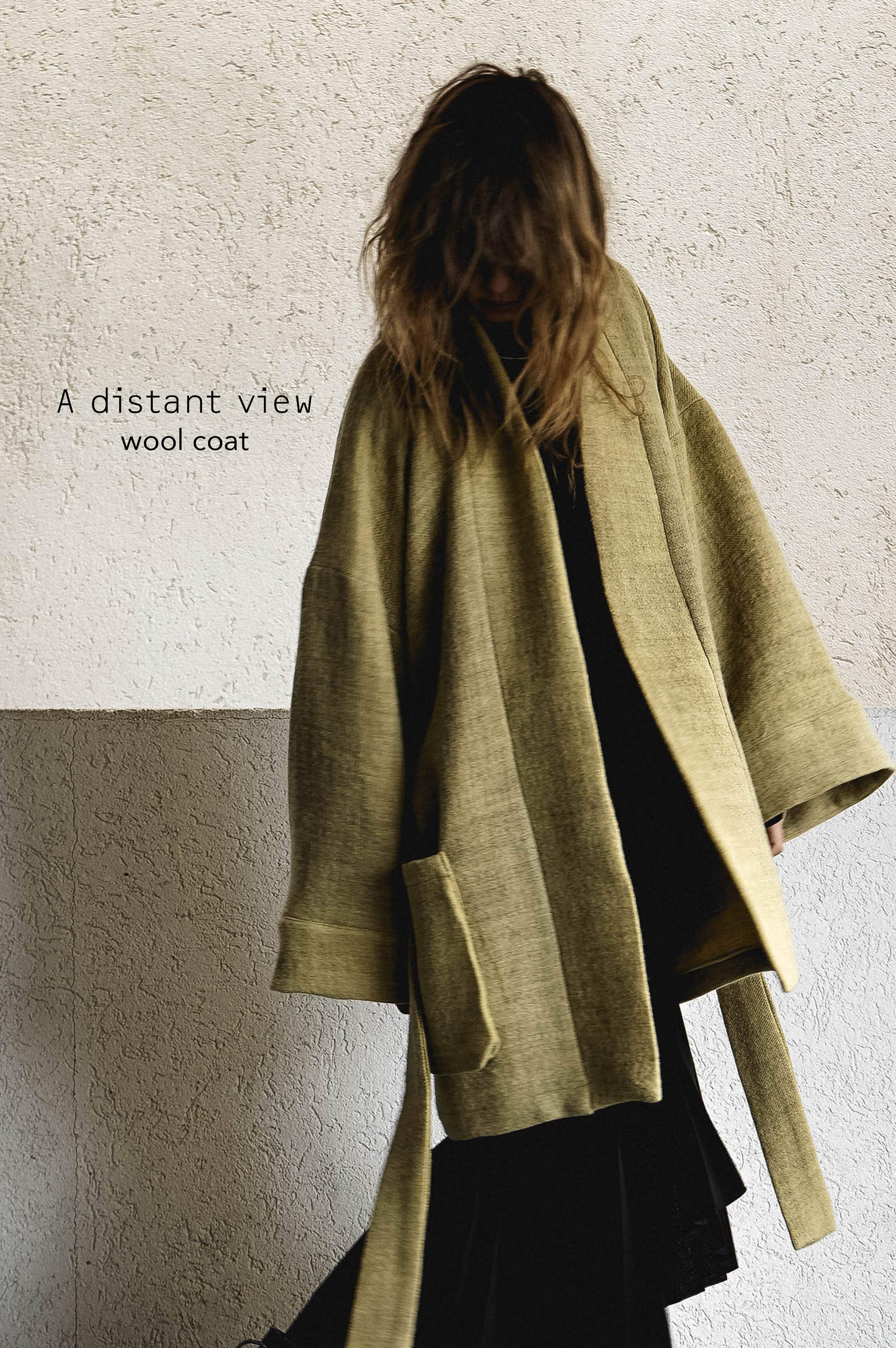 A distant view wool trench