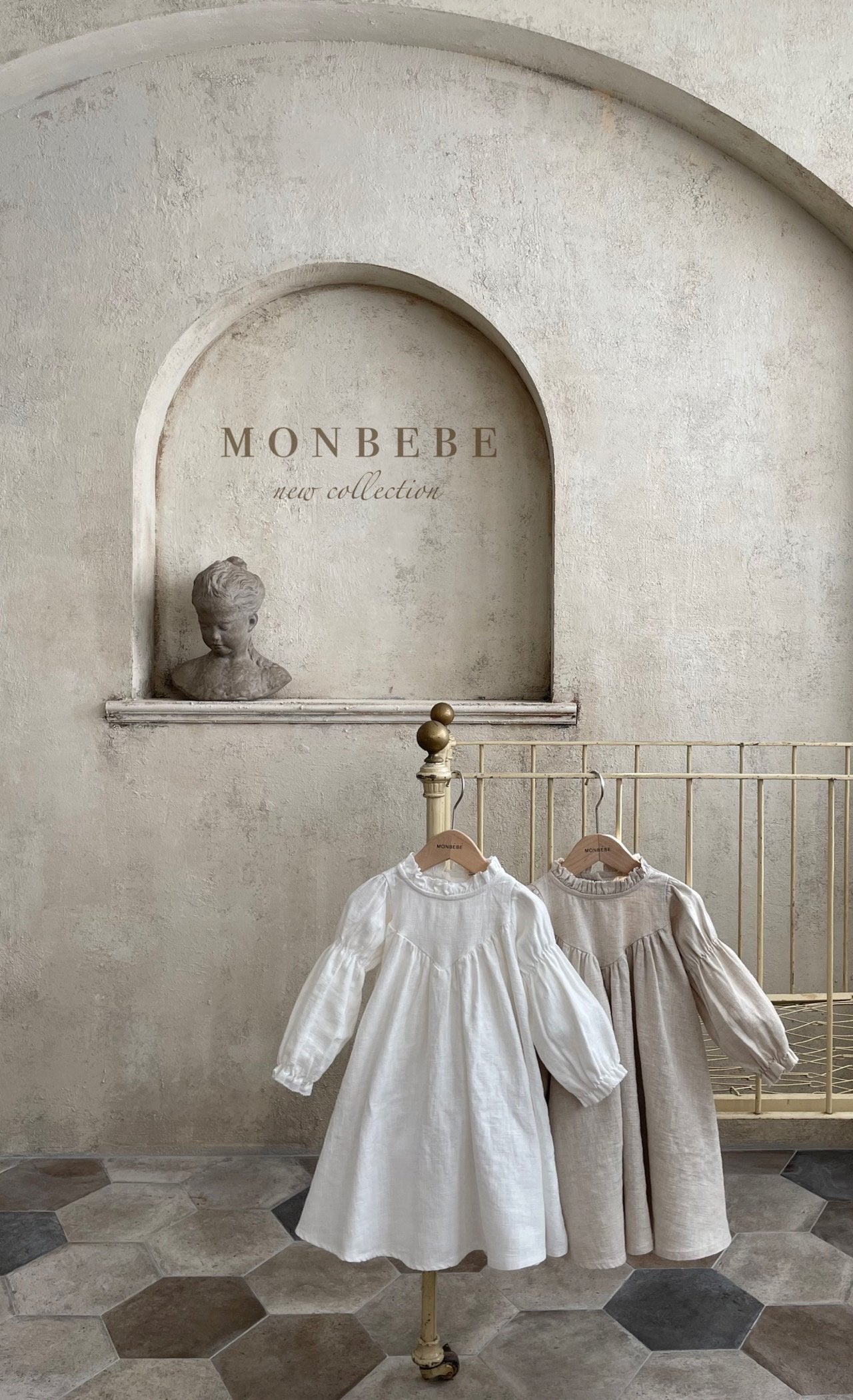 Leah Dress (White Linen)