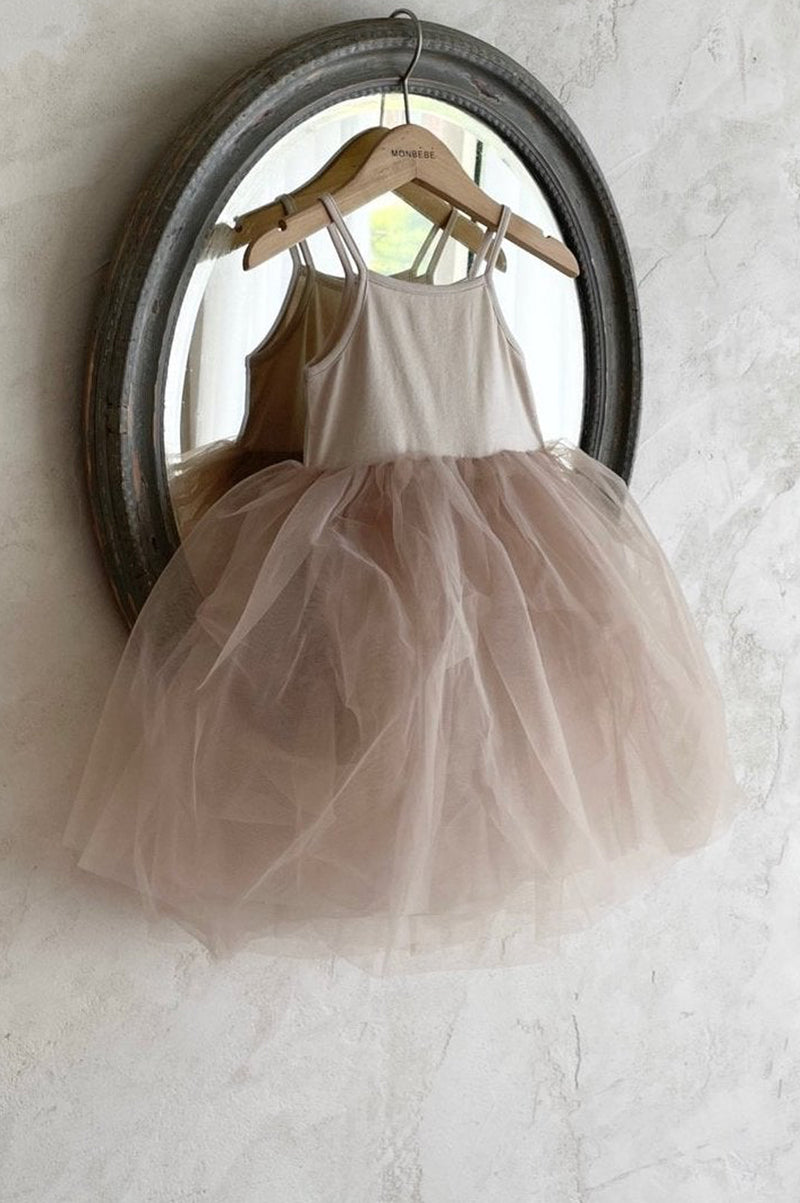 Spring Ballerina Dress (Dusty Rose)
