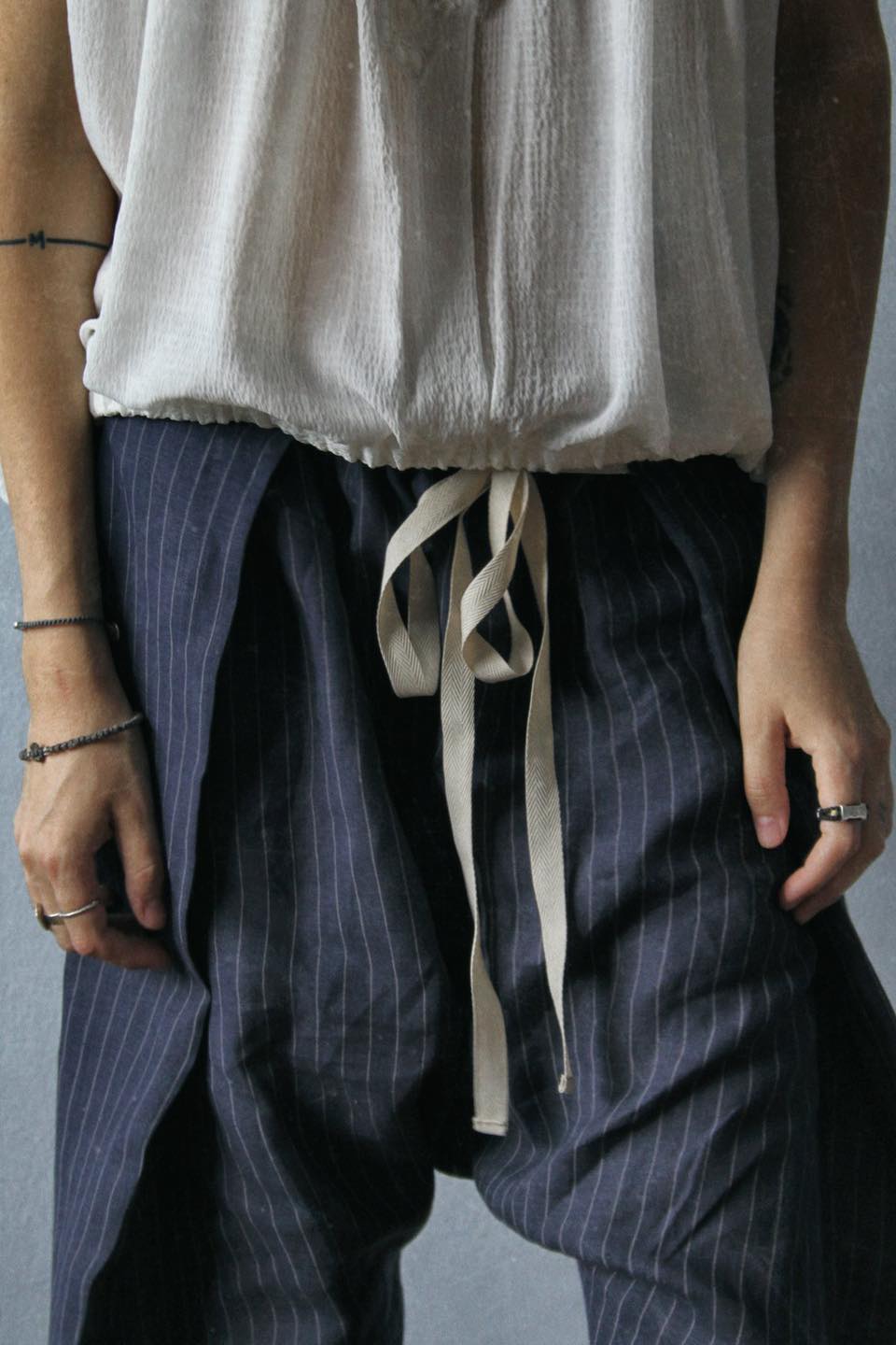 Sur la mer linen pants