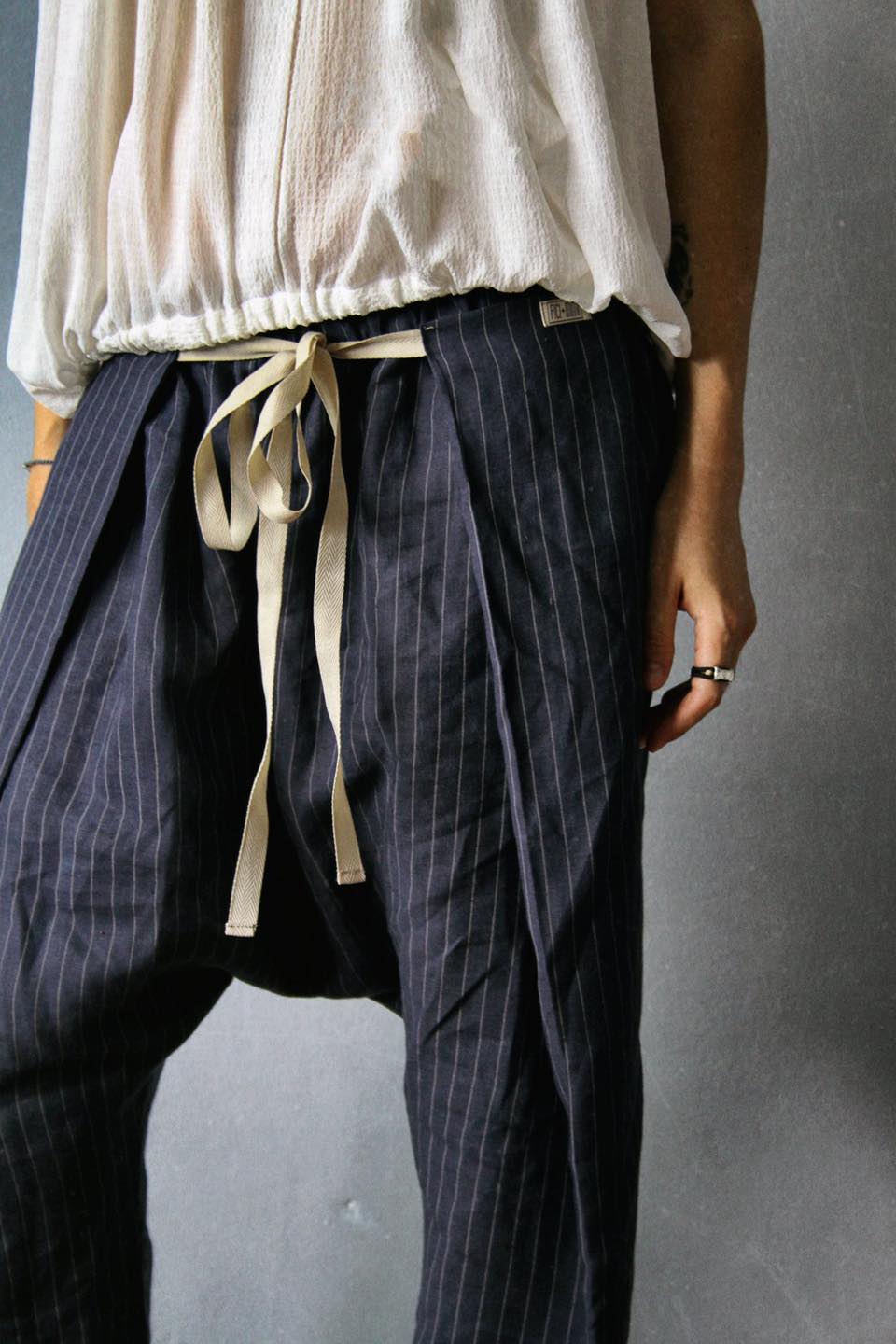 Sur la mer linen pants