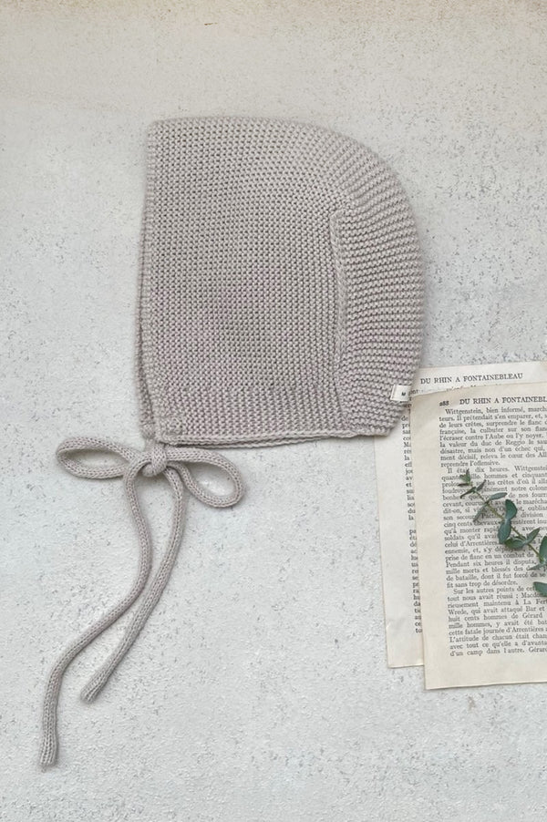 Knit Bonnet (Grey)