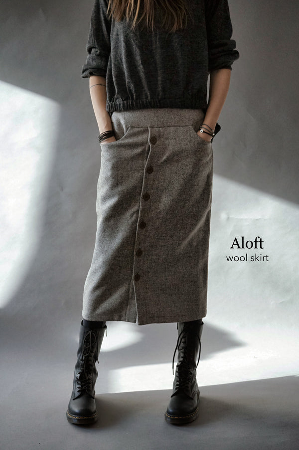 Aloft Wool skirt