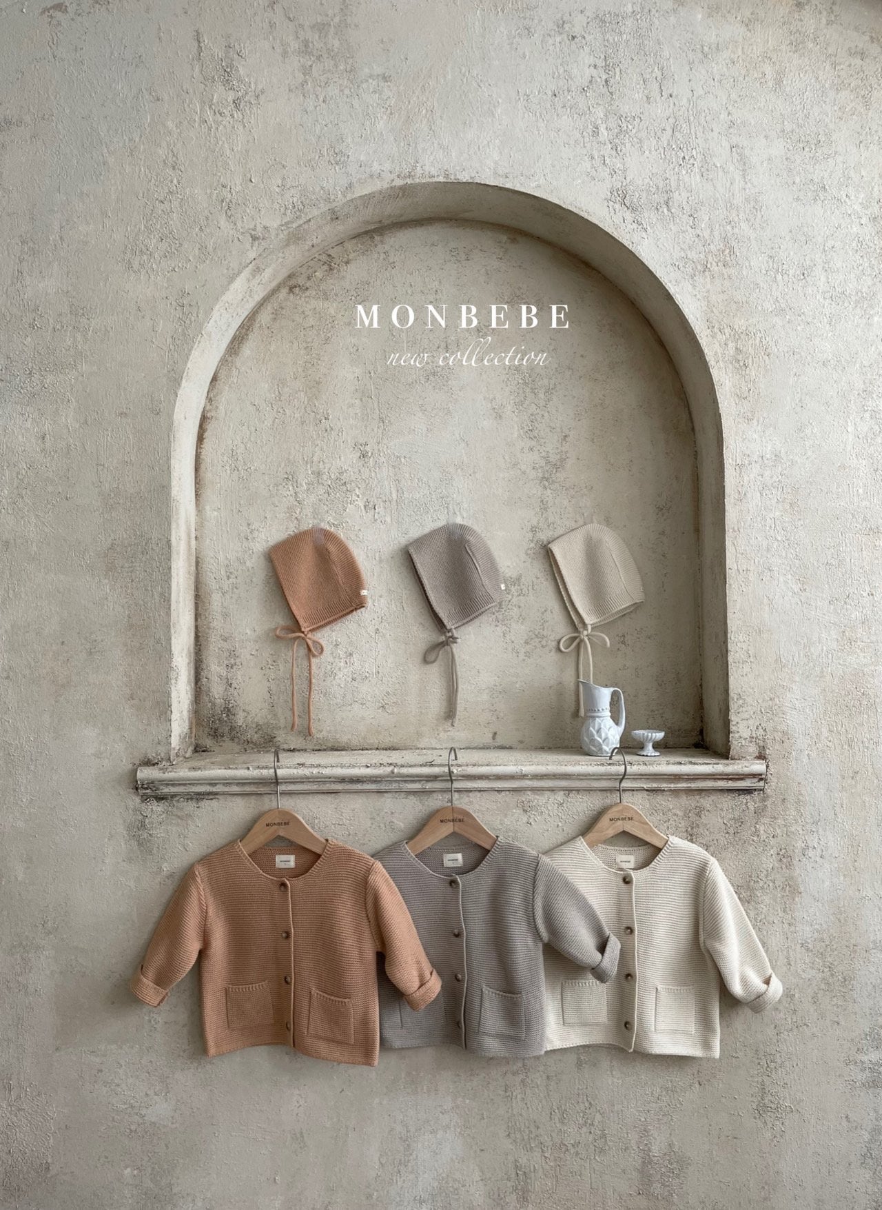 Knit Bonnet (Grey)