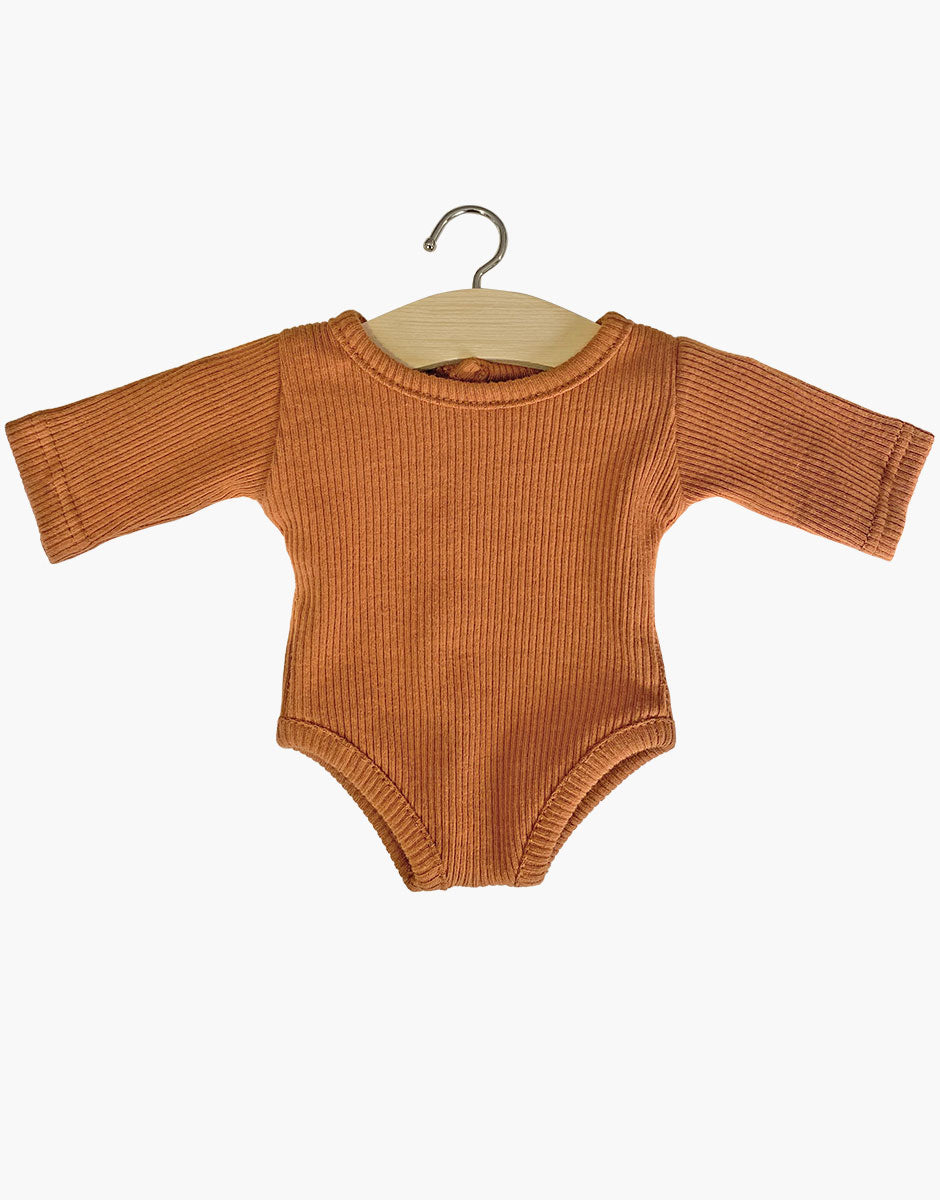 Body in ripped knit cognac
