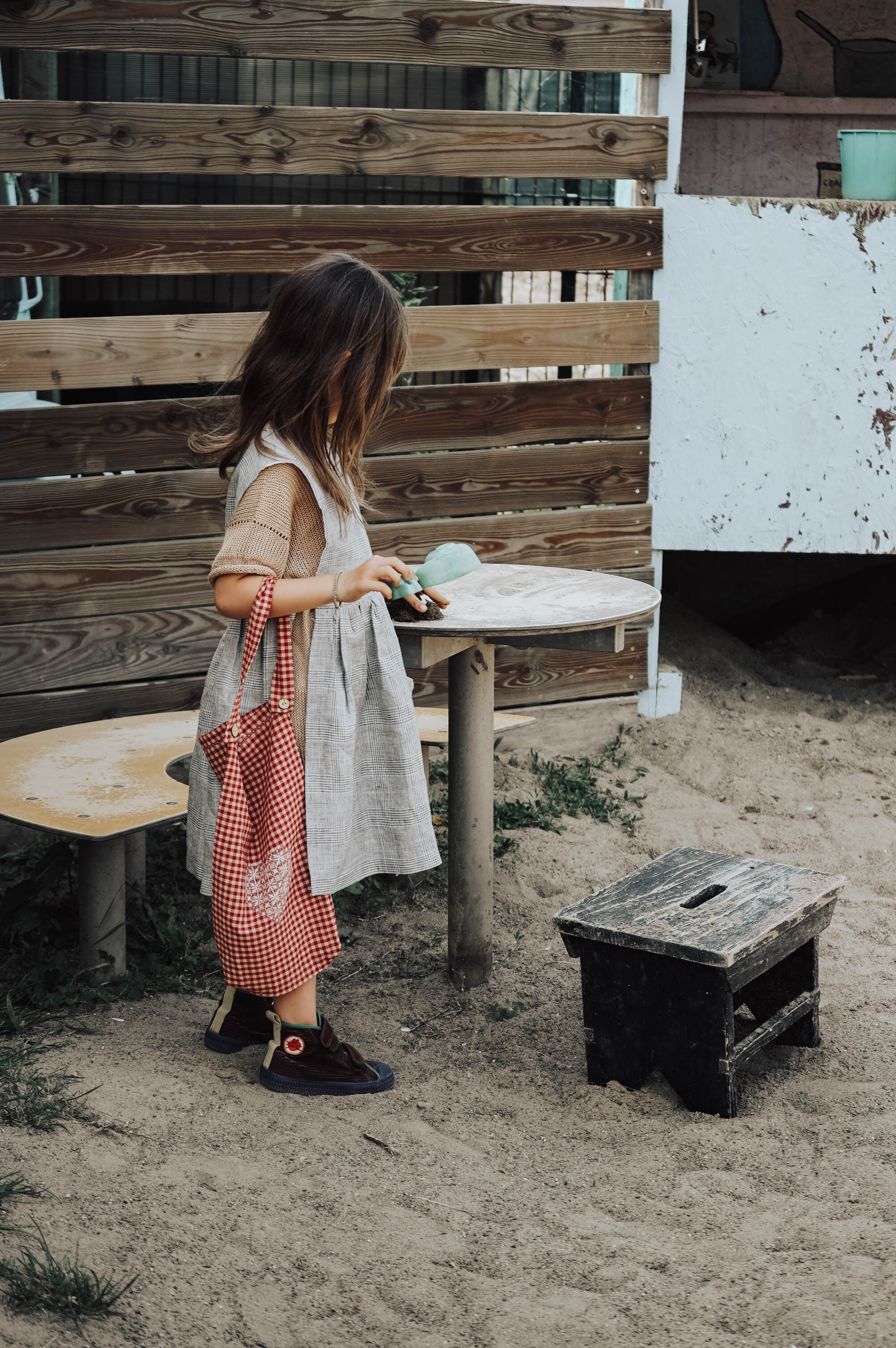 Hand made linen dress