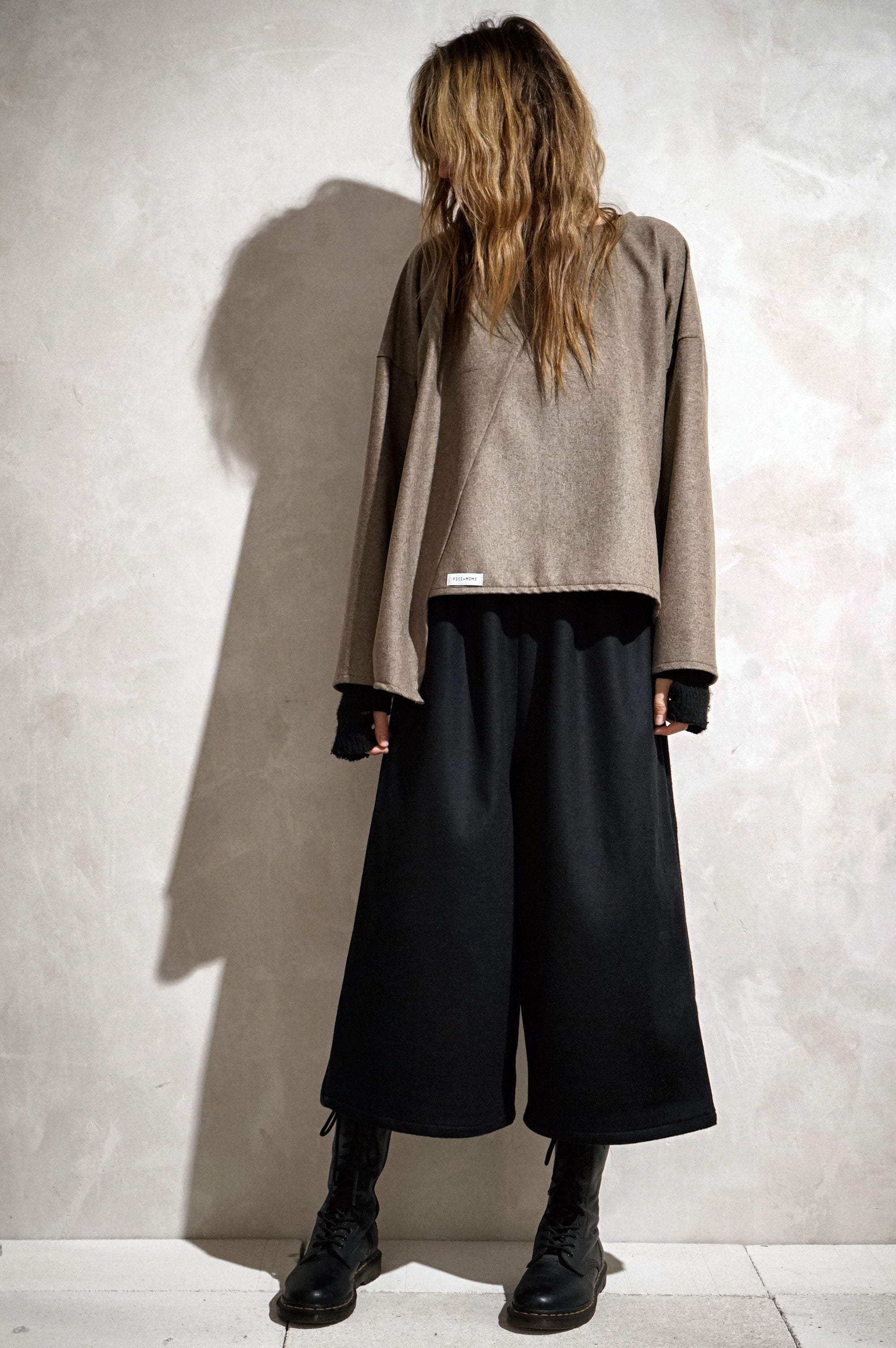 Asymmetric Wool top