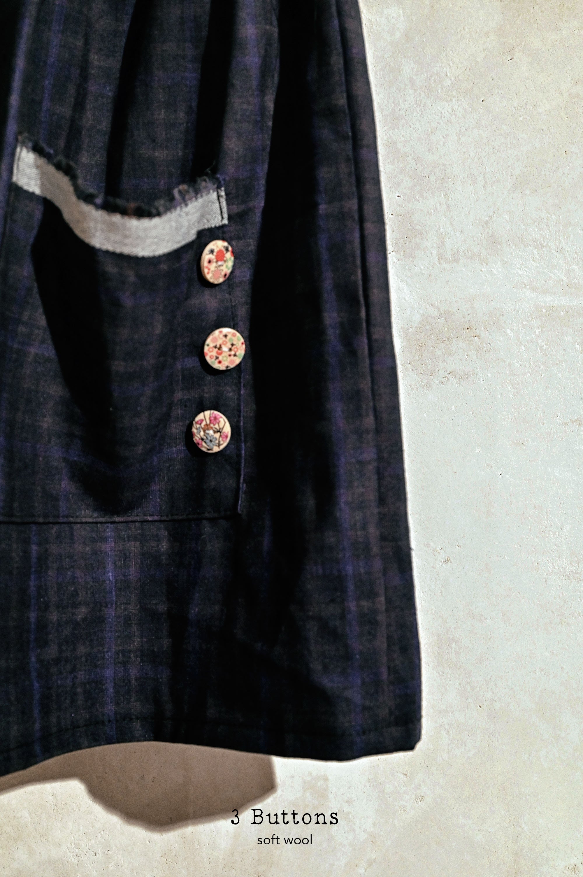 Soft wool skirt