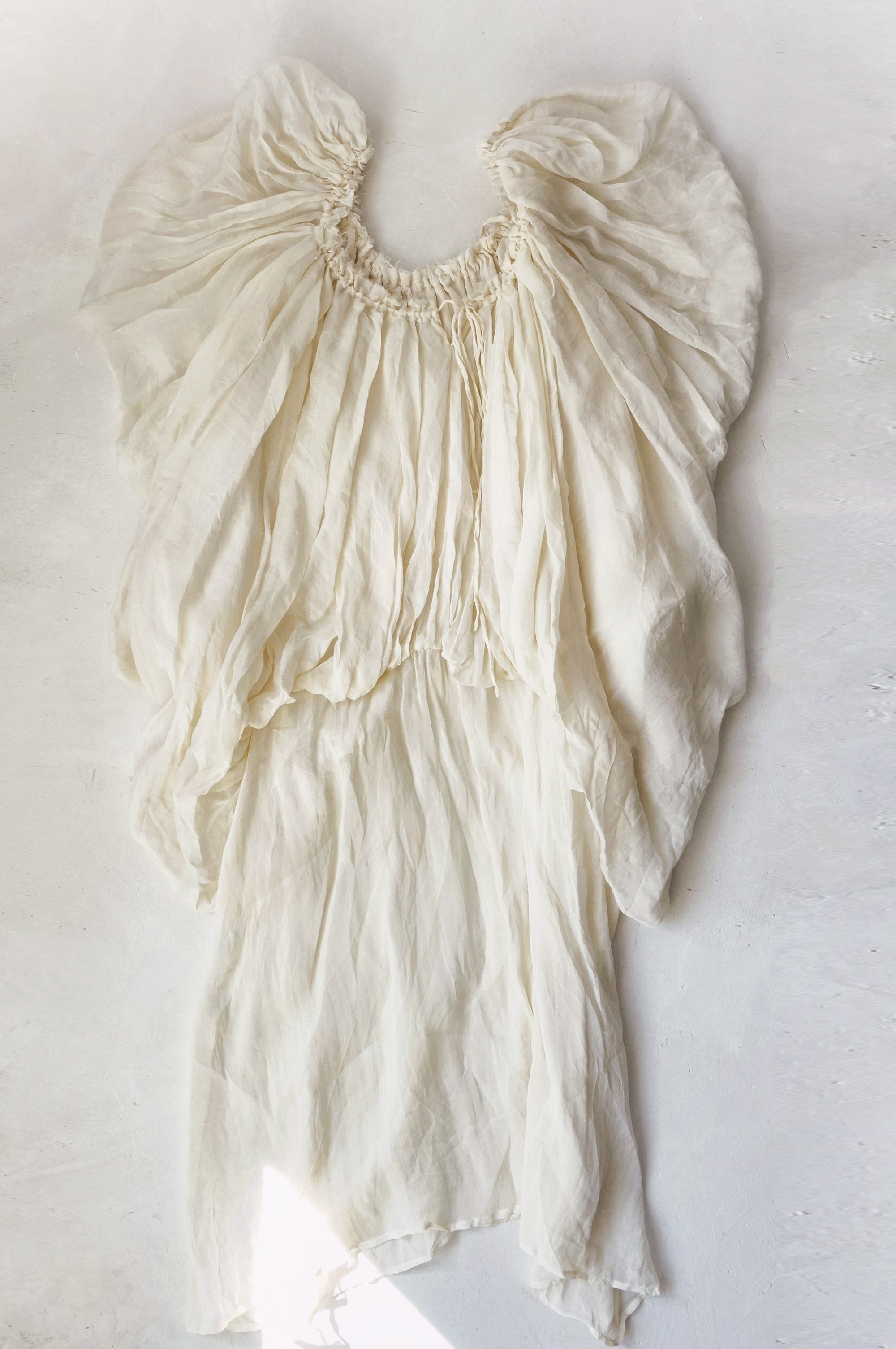 Natural silk top