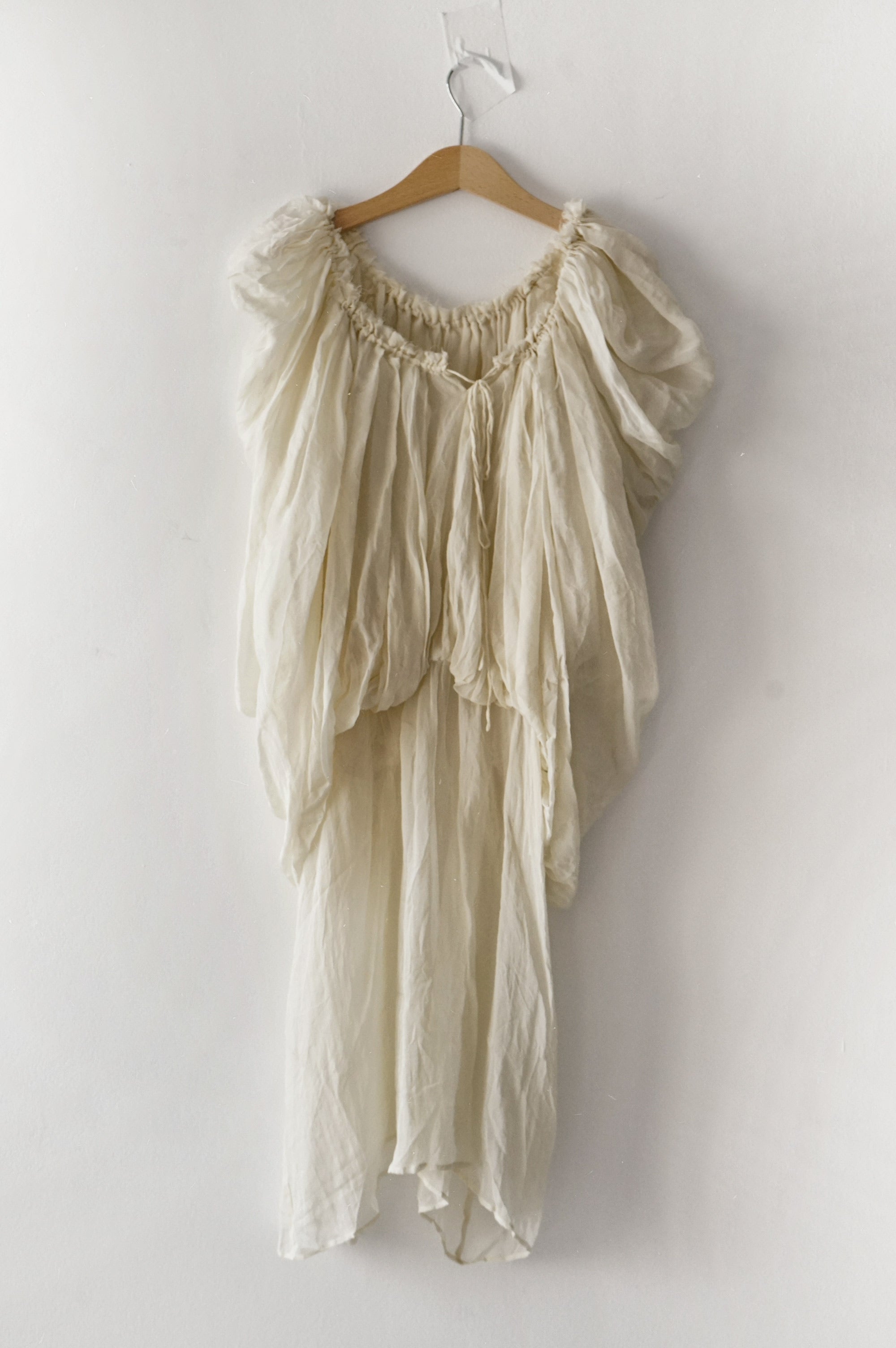 Natural silk top