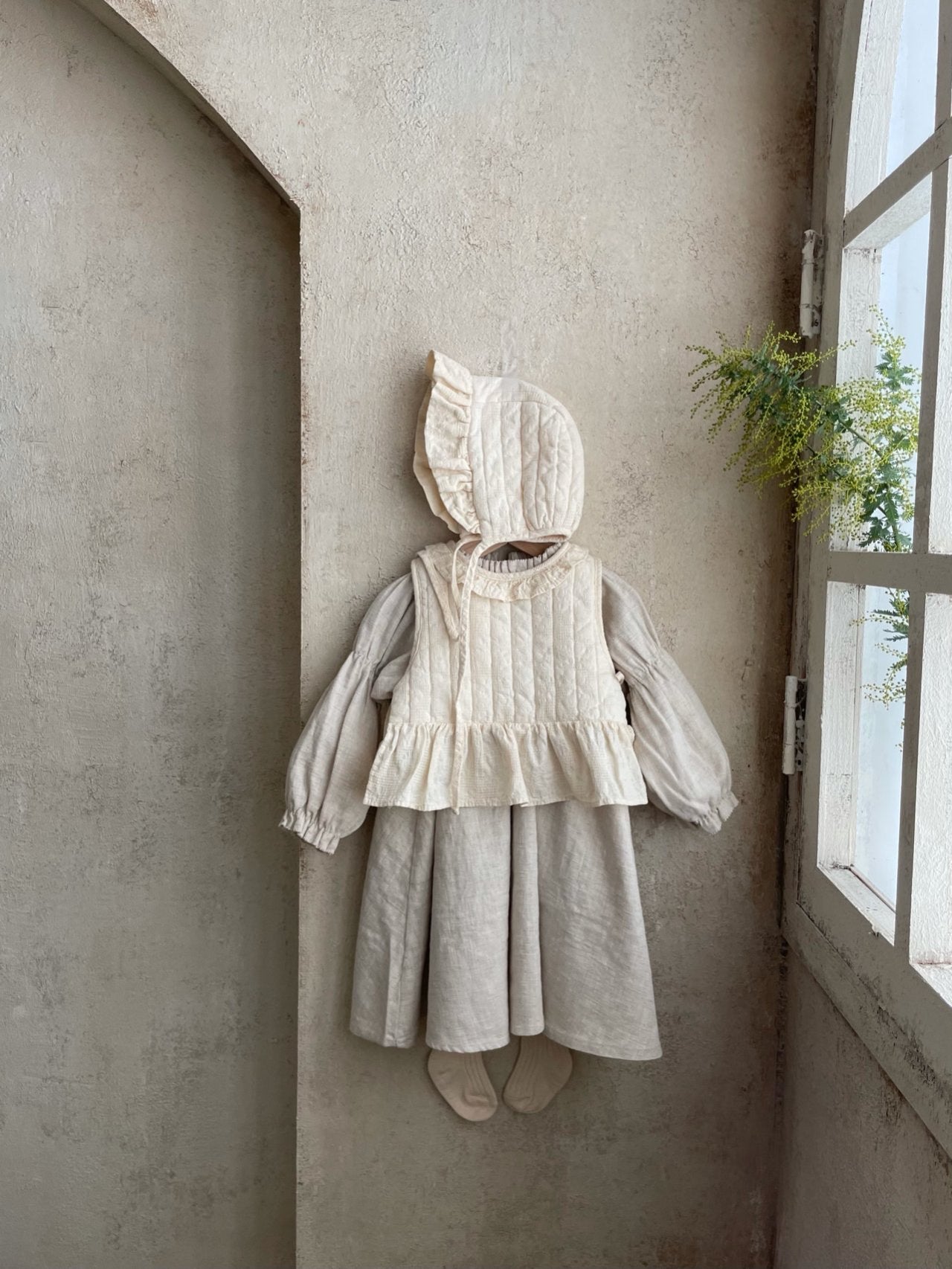Romance Bonnet (Cream)