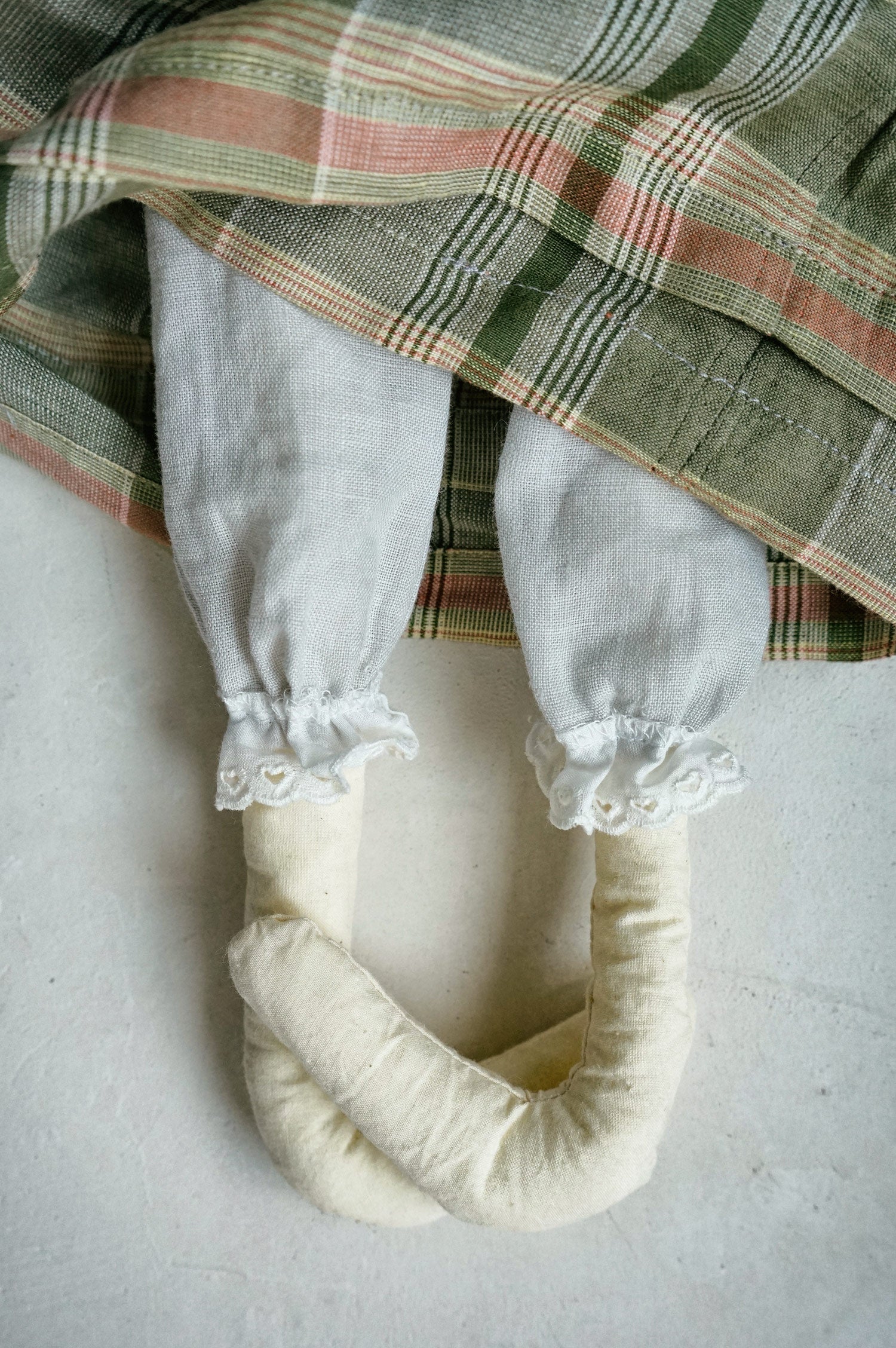 Hand made rabbit lady