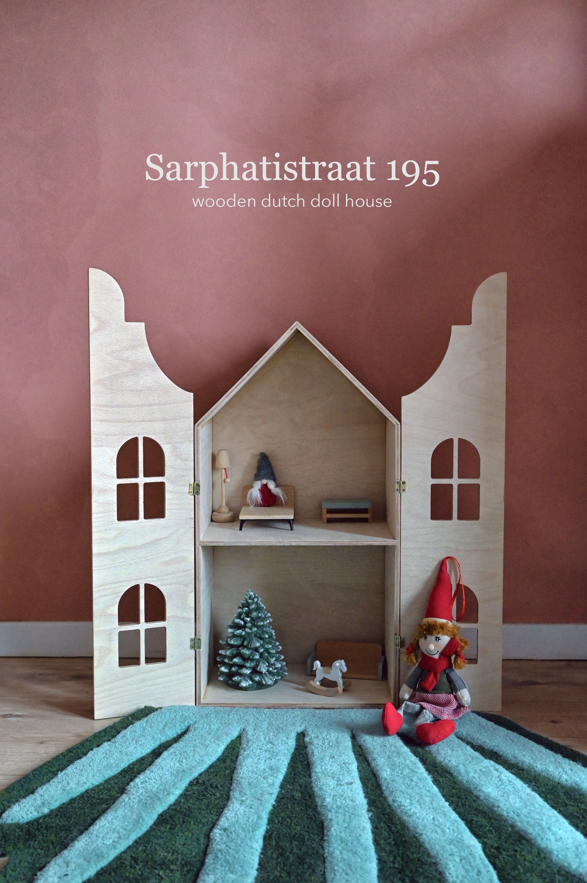 Sarphatistraat 195 Wooden Dutch Doll House
