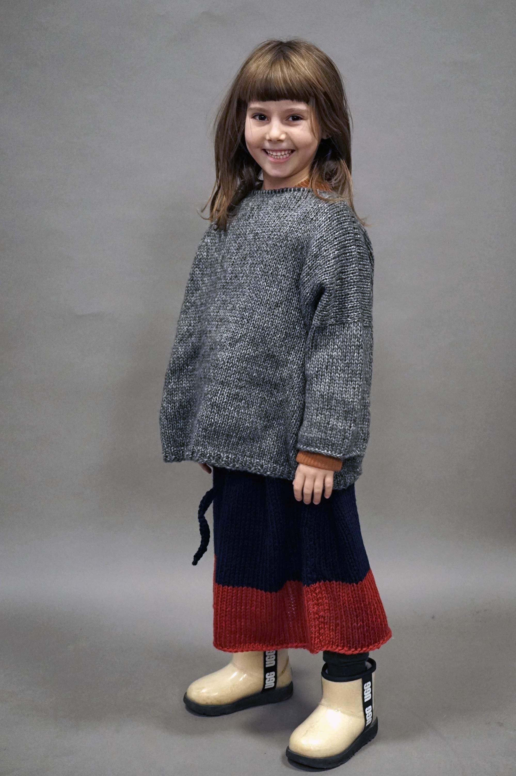 Gray Wool Sweater