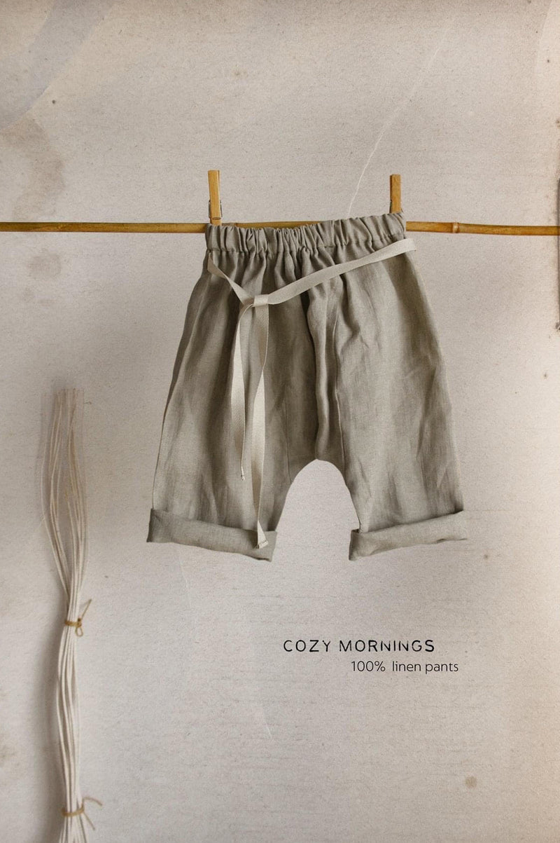 Cozy Mornings Linen Pants