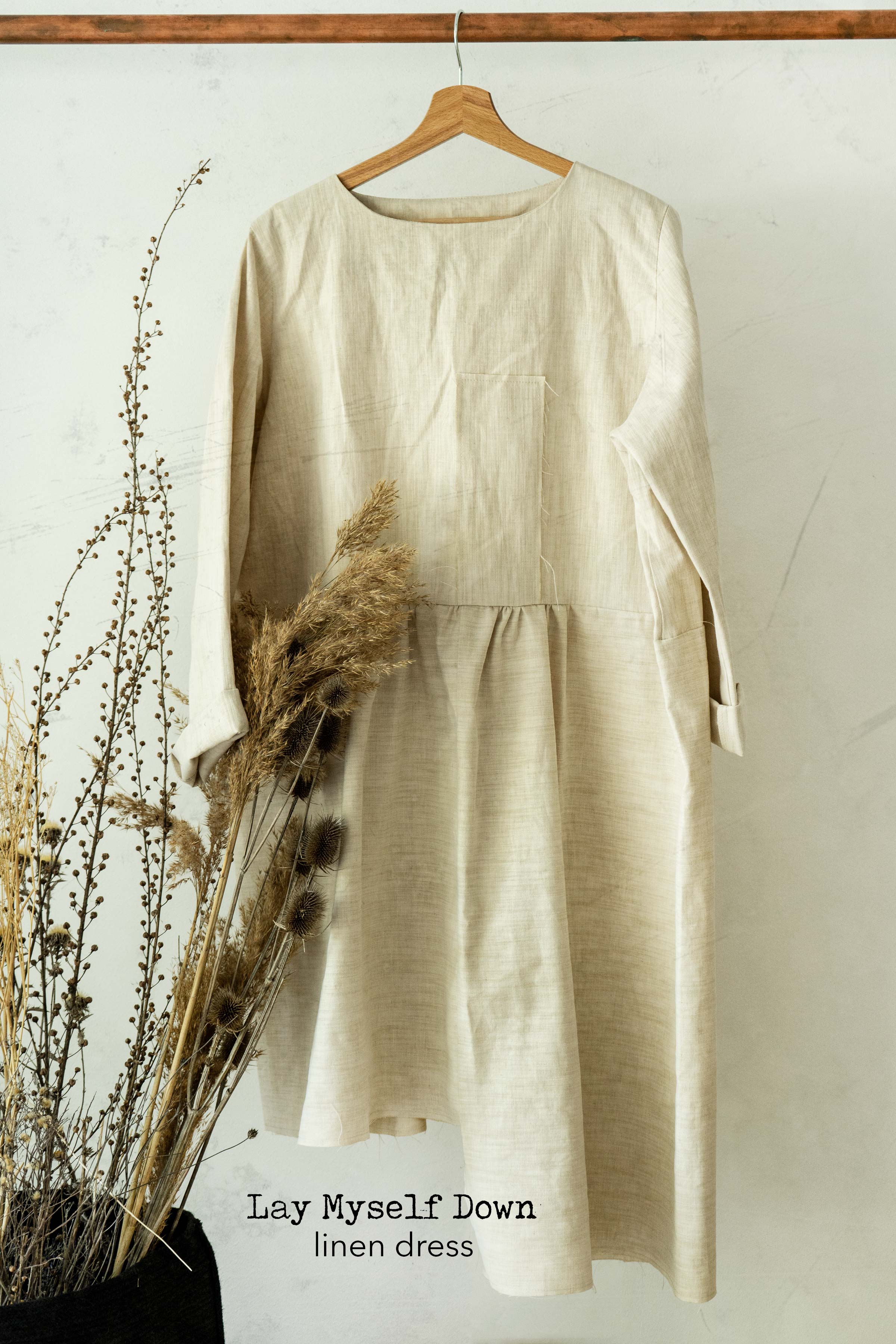 Lay Myself Down linen dress