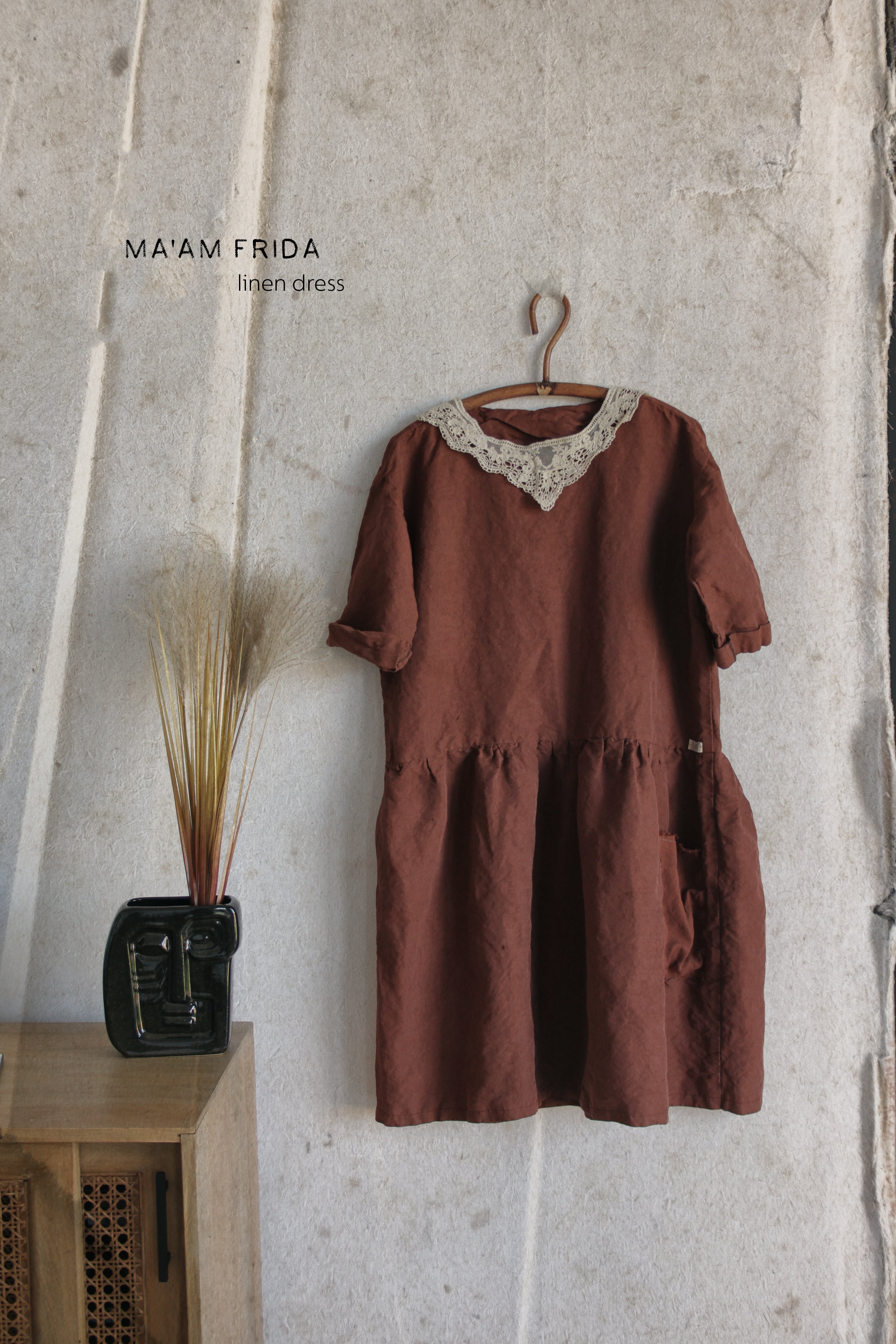 Ma'am Frida linen dress