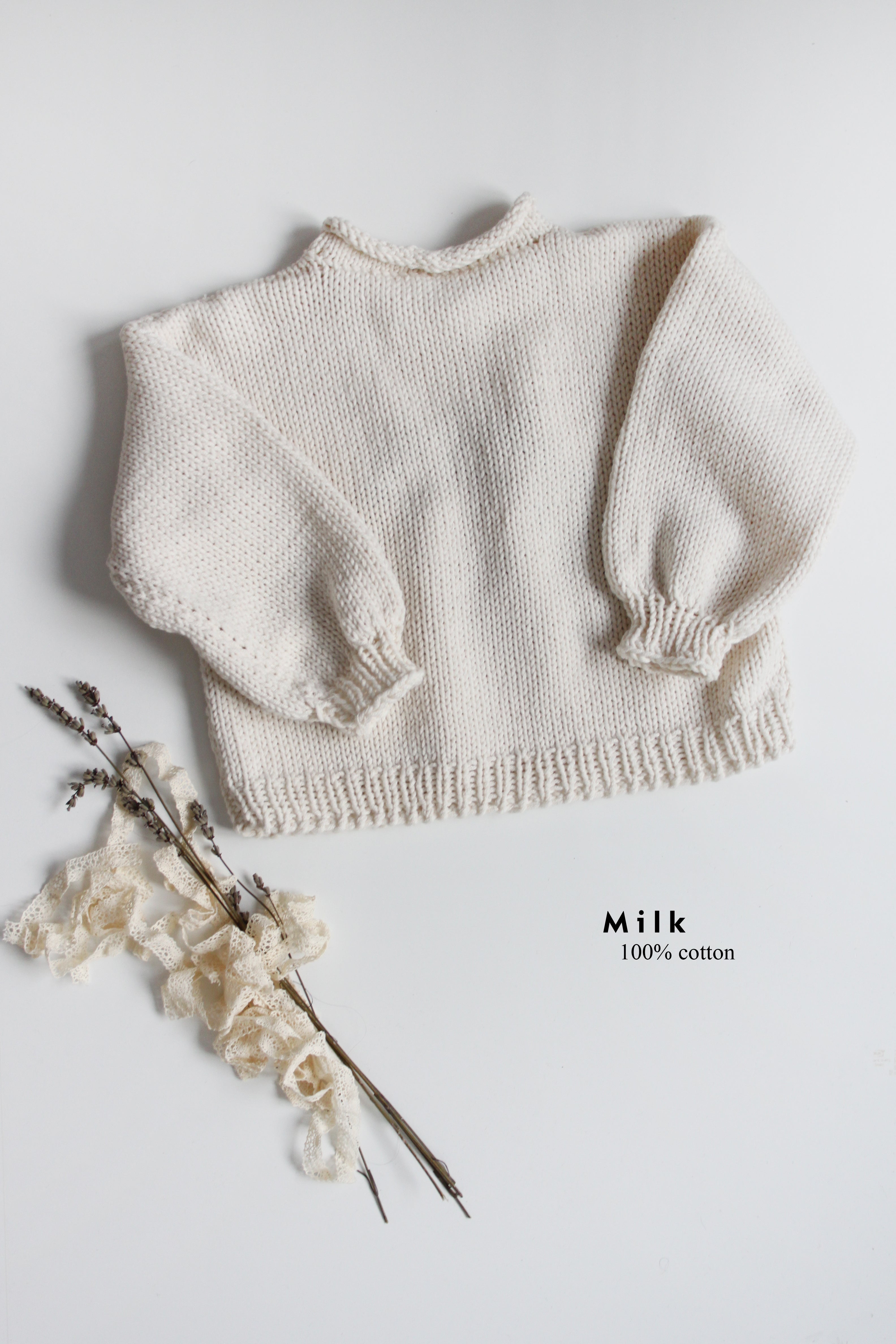 Milk sweater