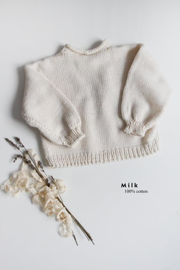Milk sweater