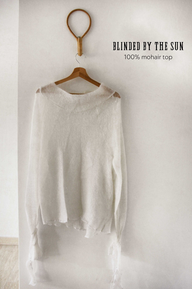 Blinded By The Sun Mohair top