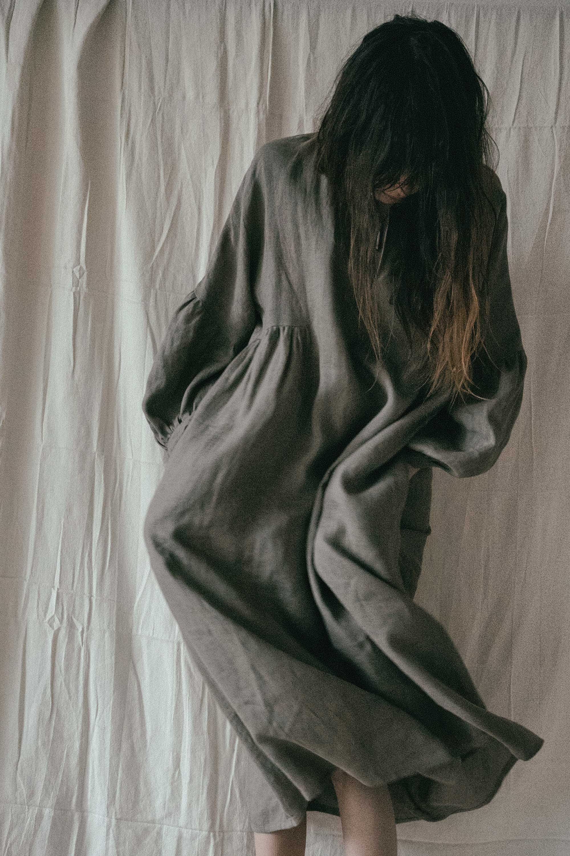 Moving through the moon dress
