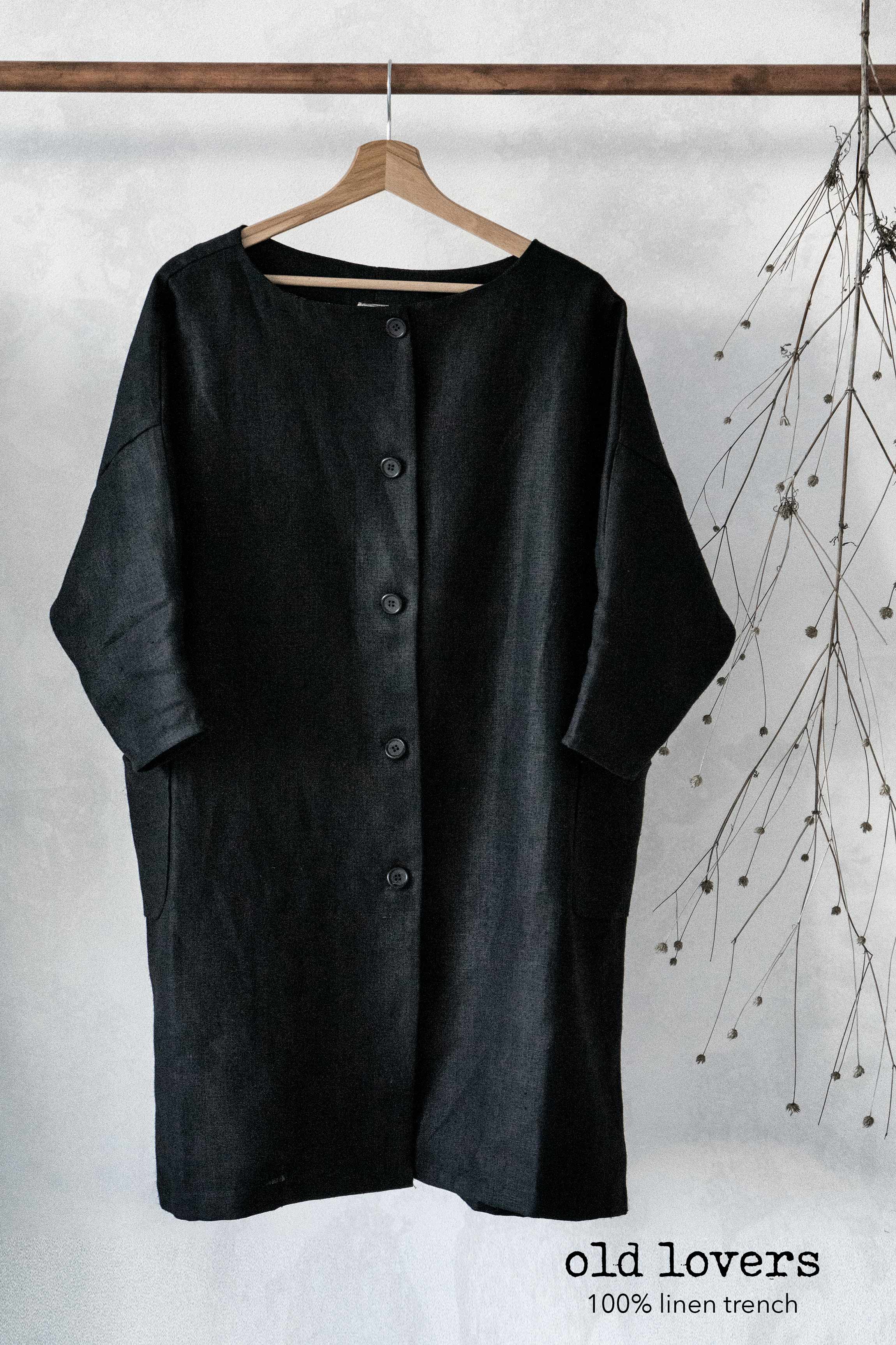 Old lovers linen trench