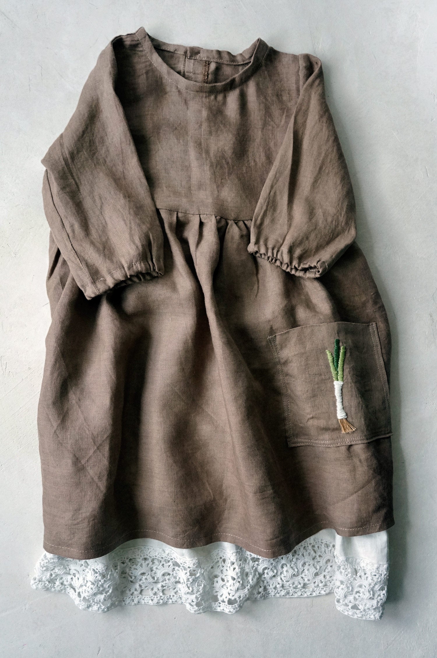Miss Onion linen dress