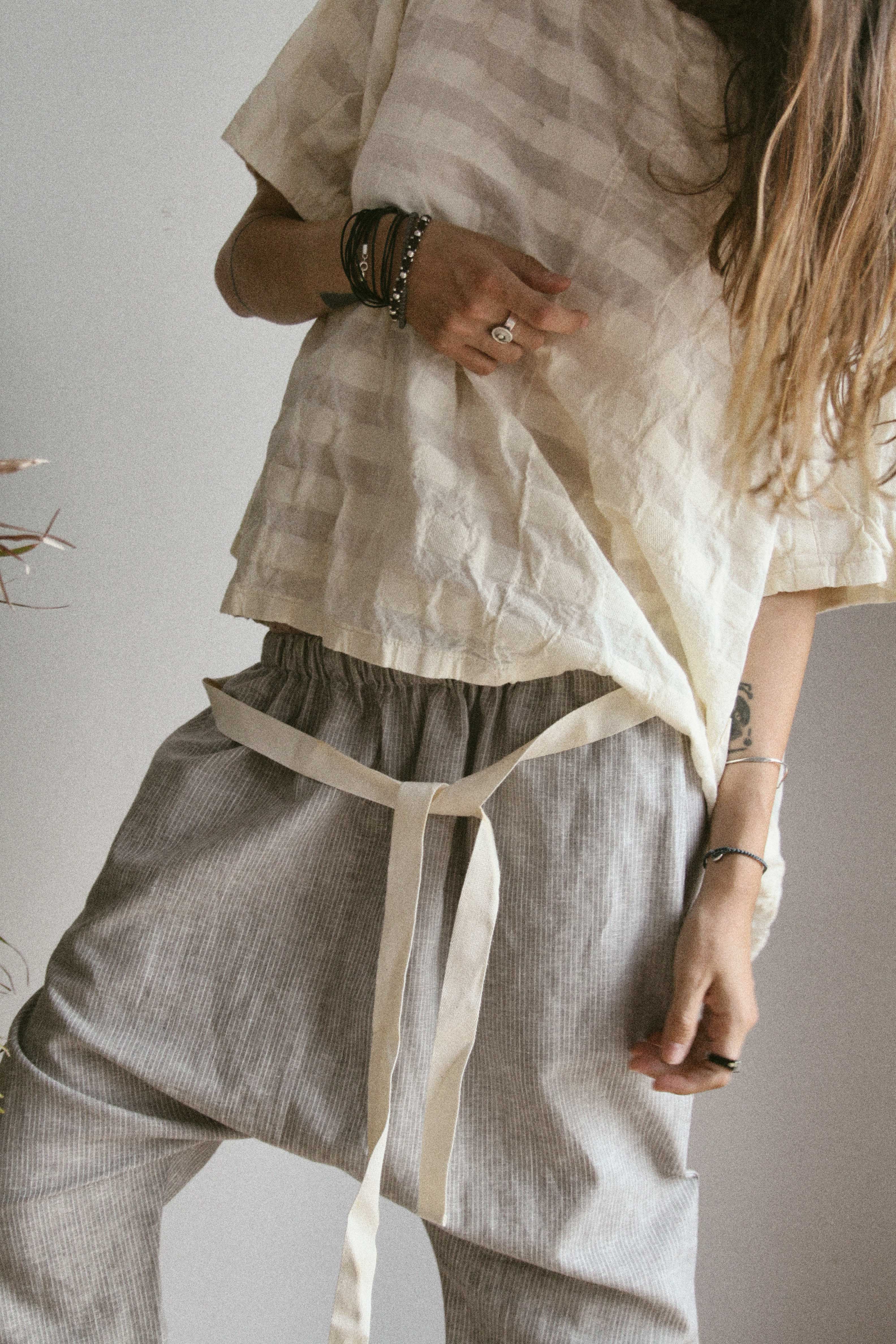The blues gang linen pants