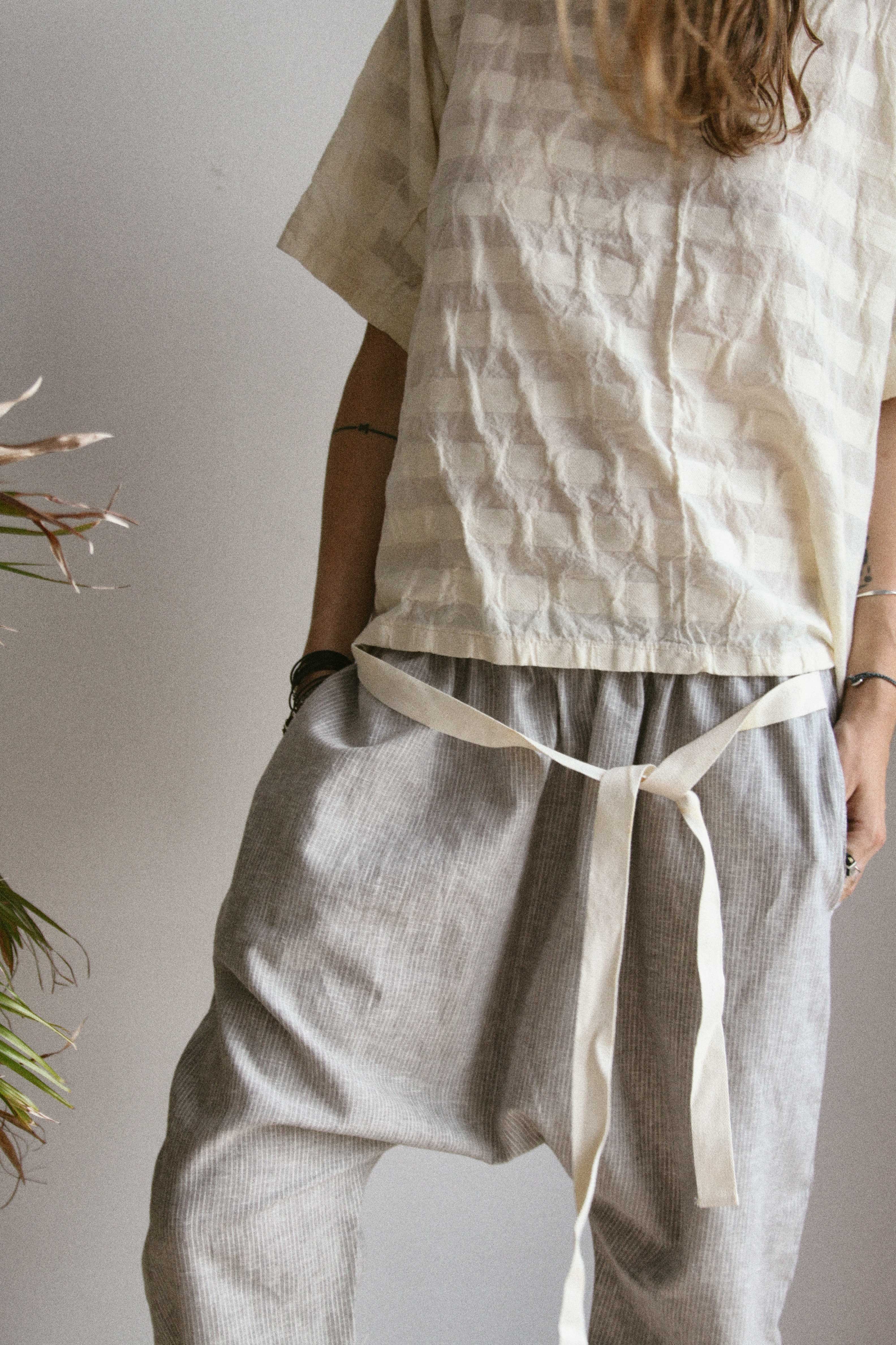 The blues gang linen pants