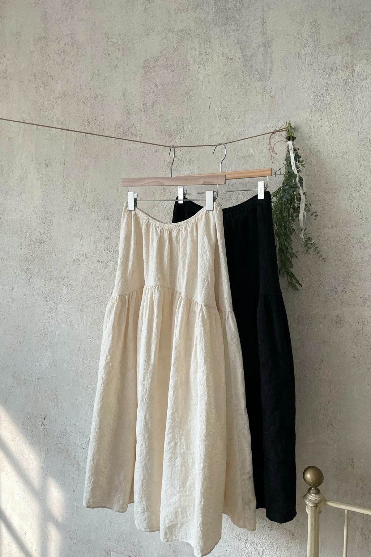 Charlotte Cotton Skirt (Black)