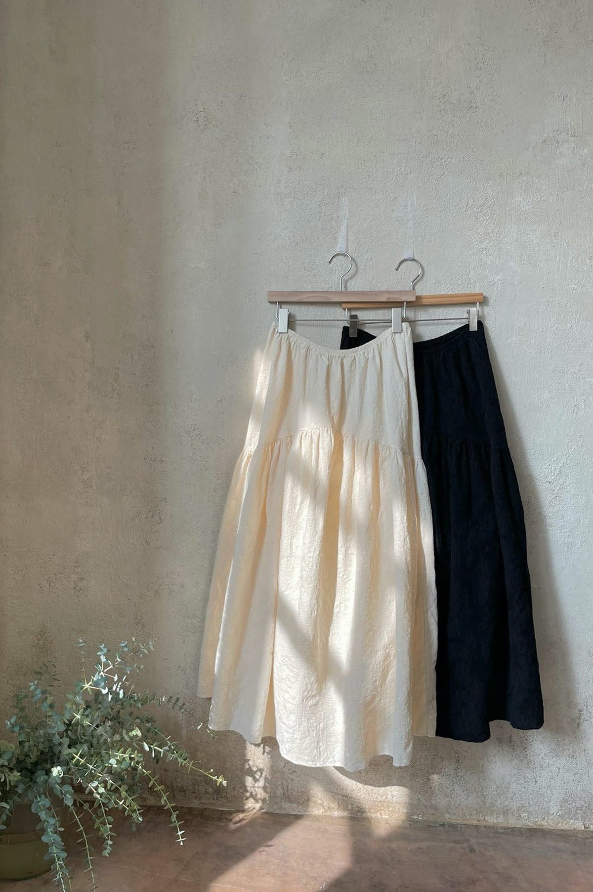 Charlotte Cotton Skirt (Black)