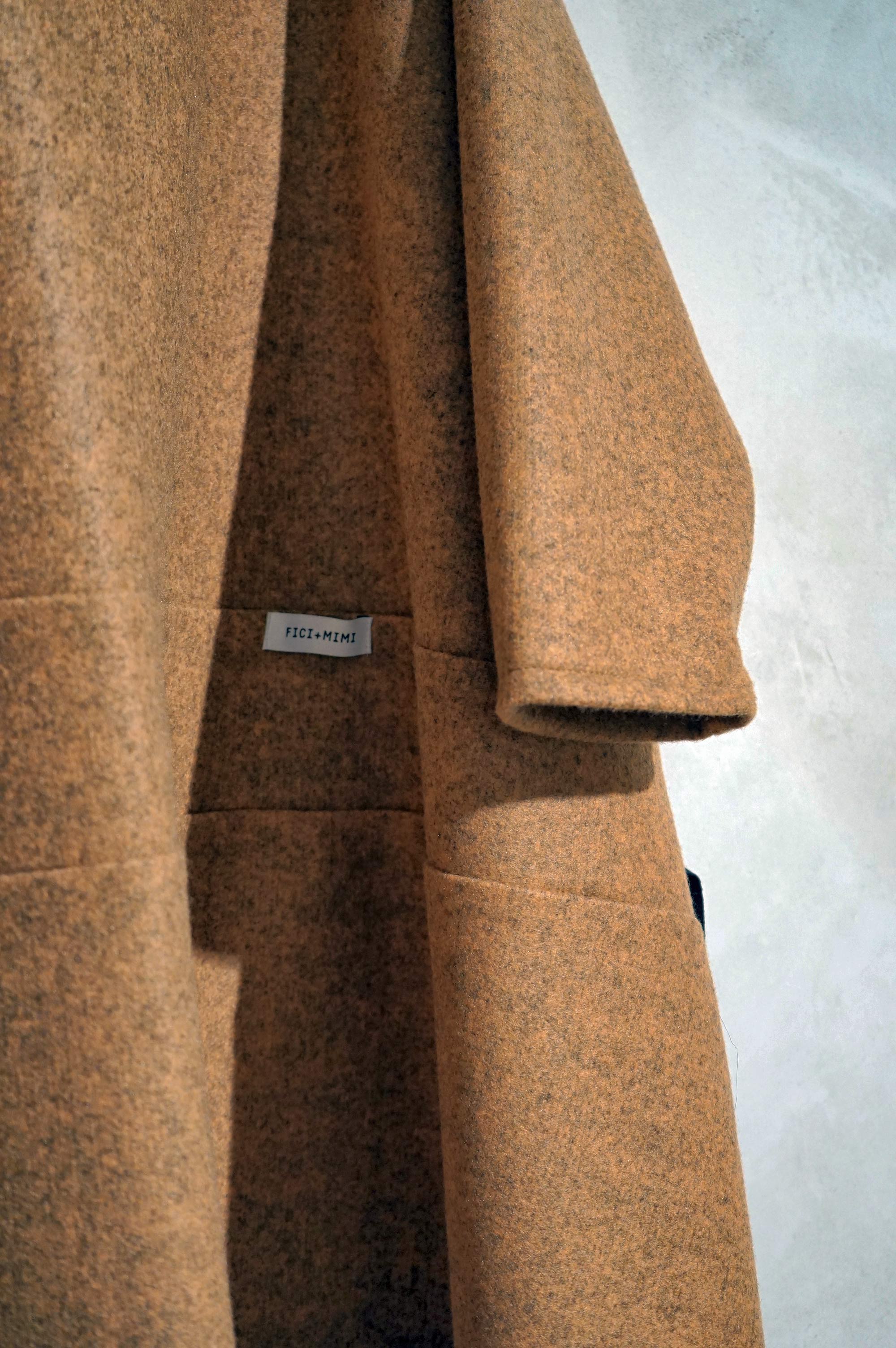 Oversized wool dress