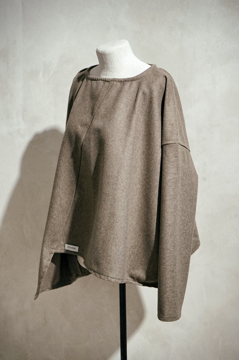 Asymmetric Wool top