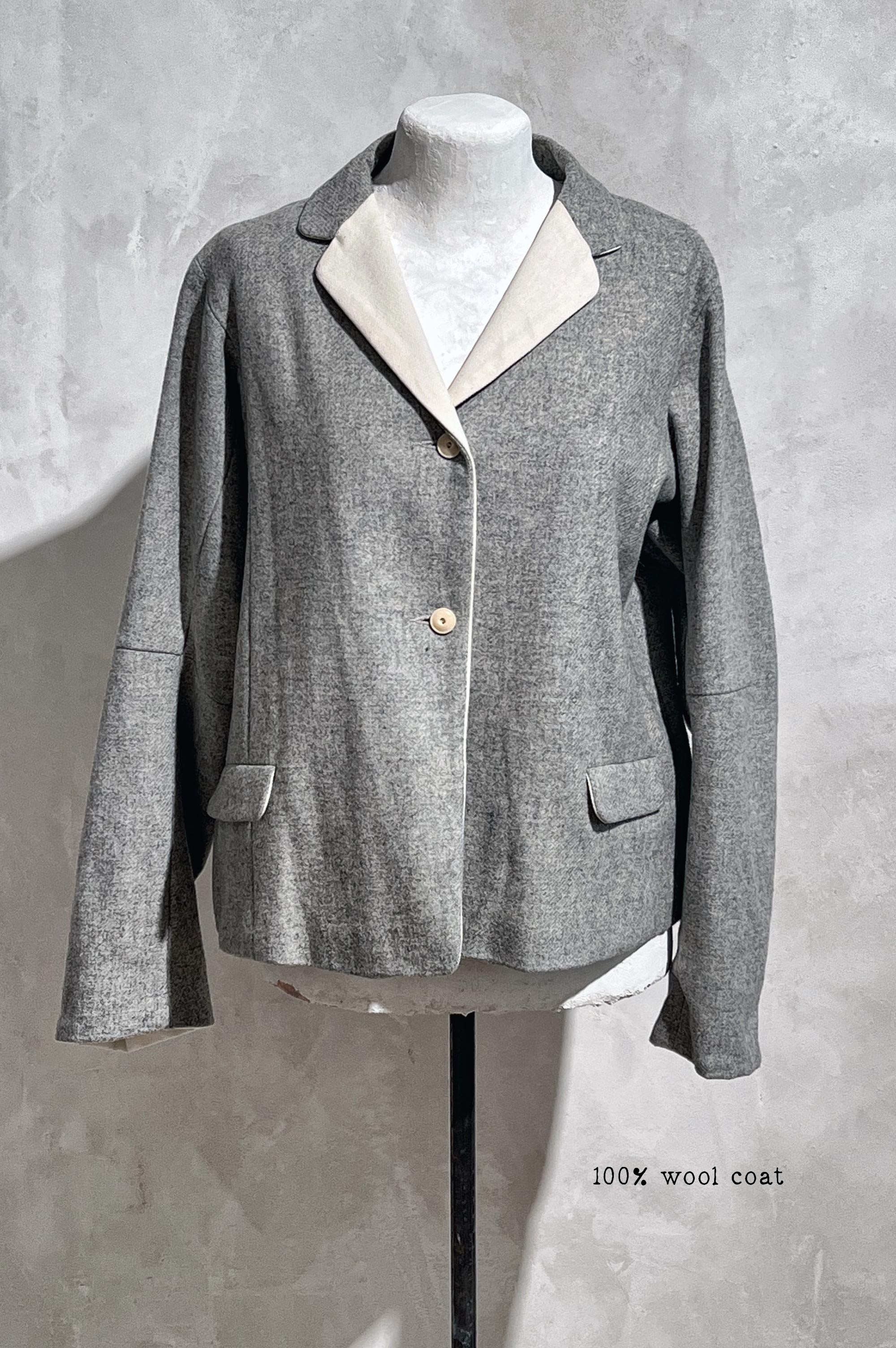 100% wool coat